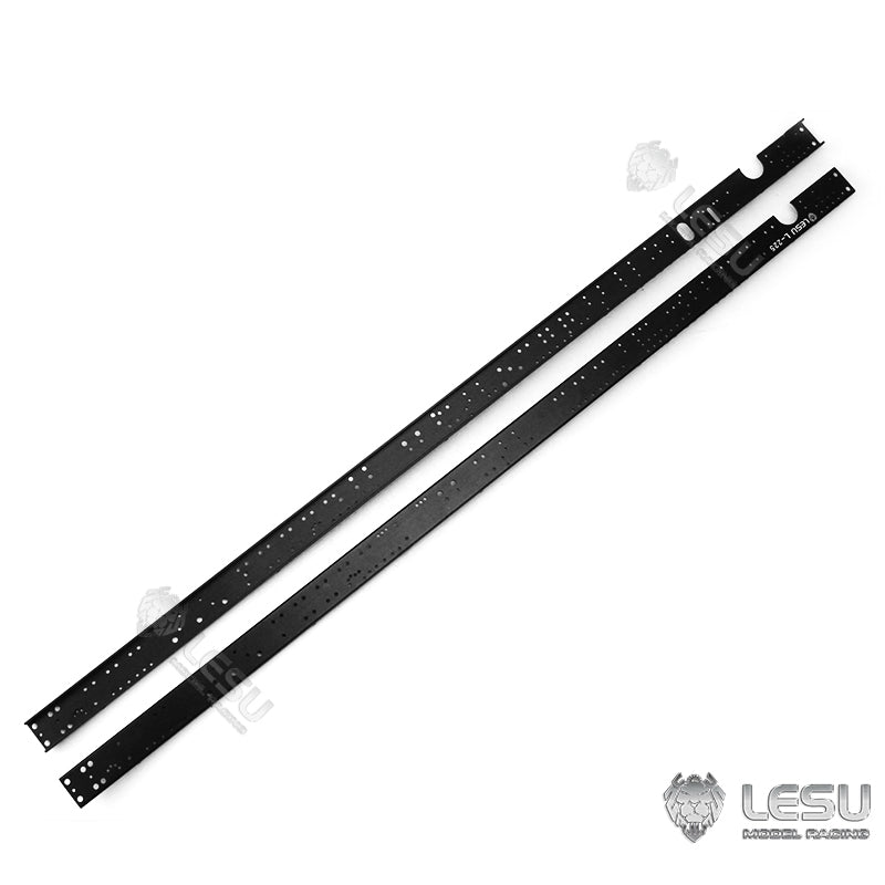 Metal Spare Part Air Suspension Chassis Rail Set for LESU 1/14 RC Tractor Truck & Dumper Car - 6x6 & 6x4 Upgrade Parts for DIY Enthusiasts - Perfect for Off-Road Simulation & Heavy-Duty RC Vehicle Customization