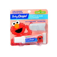 Orajel Baby Tooth & Gum Cleanser - Mixed Fruit Flavor, 0.7 oz (Pack of 2) | Safe Teething Relief for Infants & Toddlers | Soothes Sore Gums During Teething