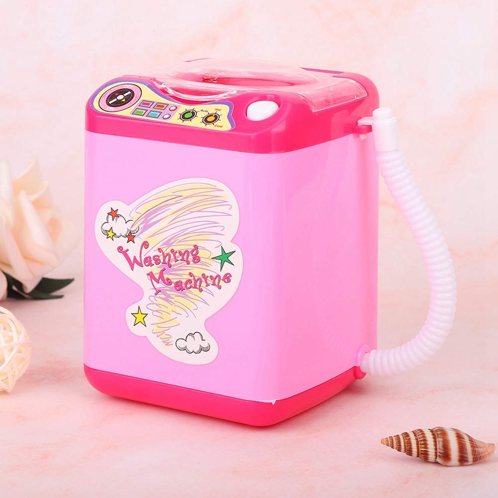 Mini Electric Brush Washing Machine for Makeup Tools - Portable Simulated Washing Device for Brushes, Sponges & Beauty Accessories | Perfect for Home, Salon & Travel Use