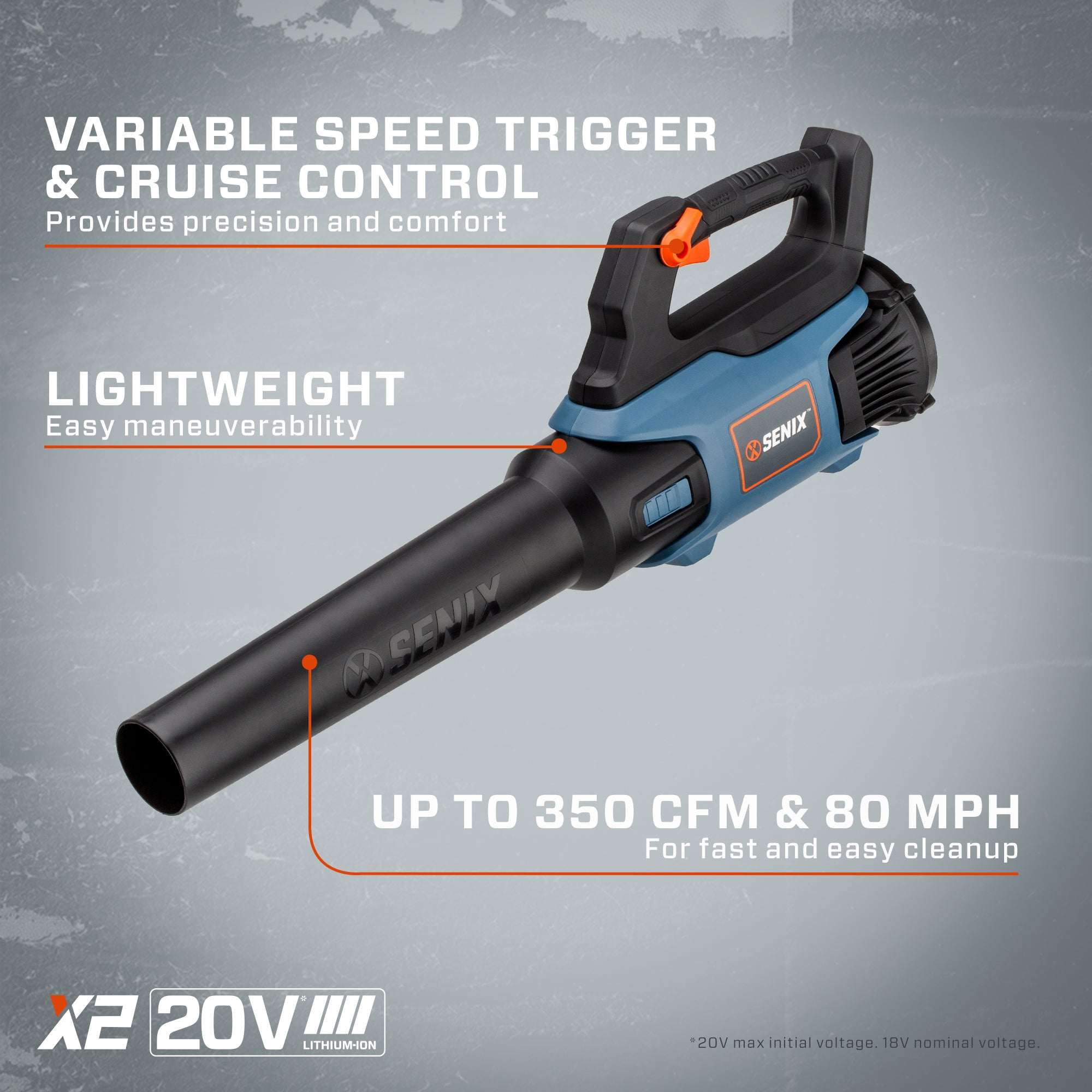 X2 20V Max Cordless 3-Tool Combo Kit with 10-Inch String Trimmer, Leaf Blower & 18-Inch Hedge Trimmer (Includes 2.0Ah & 4.0Ah Batteries & Charger) - Perfect for Lawn Care, Yard Maintenance & Landscaping