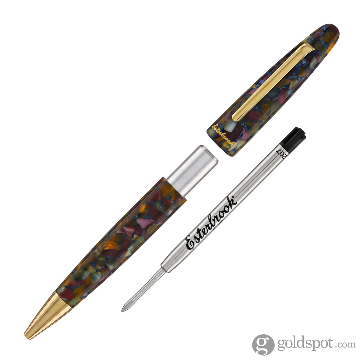 Esterbrook Estie Ballpoint Pen - Botanical Gardens Design with Gold Trim - Premium Writing Instrument for Office, Journaling & Gift Giving