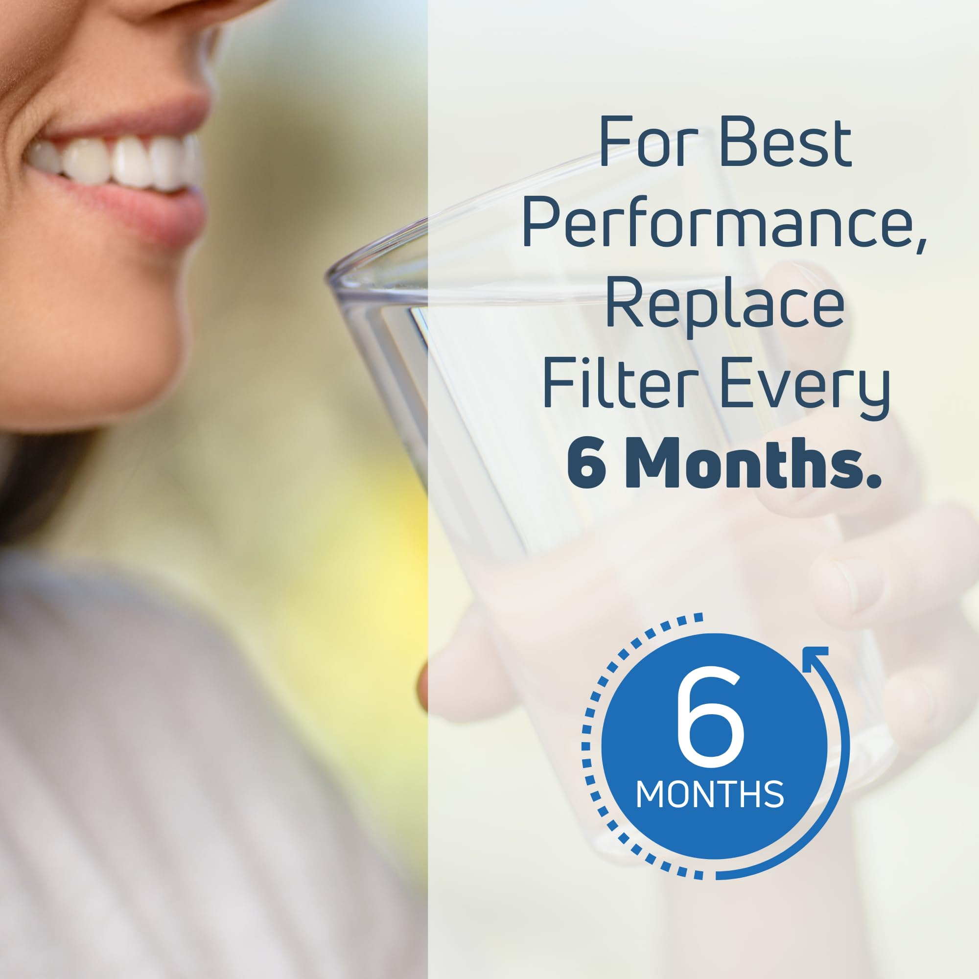 5-Pack GE MWF/MWFP Refrigerator Water Filter Replacement Cartridges - Compatible with General Electric GSH25JFXBWW & Other Models | Clean Drinking Water for Home, Office, and RV Use