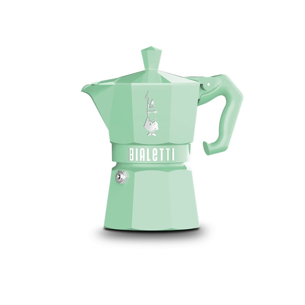 Bialetti Exclusive Moka Green 6 Cup Stovetop Espresso Maker - Perfect for Home Coffee Brewing & Italian Style Espresso Making