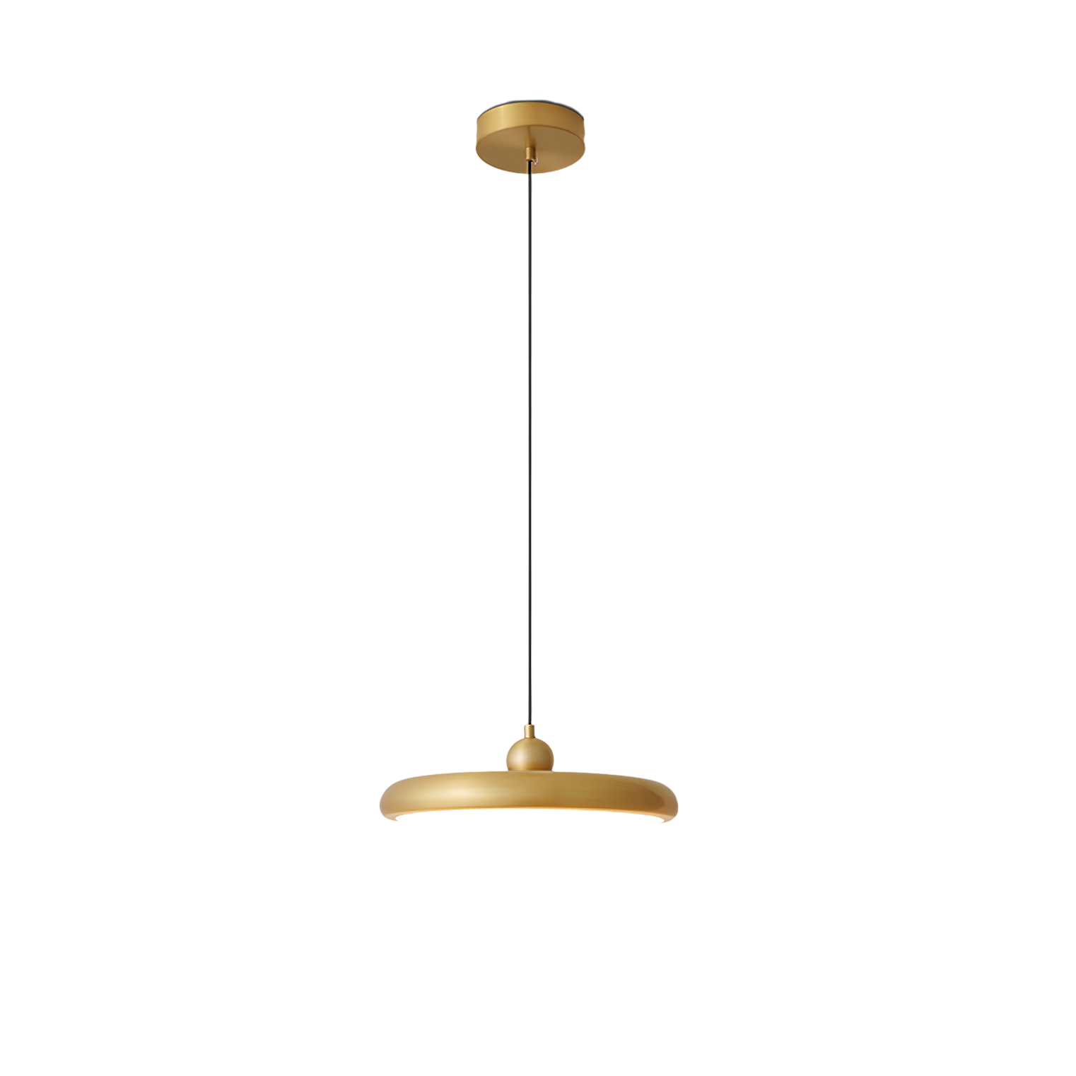 Ruilu Modern Pendant Light - Elegant Hanging Lamp for Dining Room, Kitchen Island, Bedroom & Living Room Decor - Adjustable Height & Dimmable Lighting