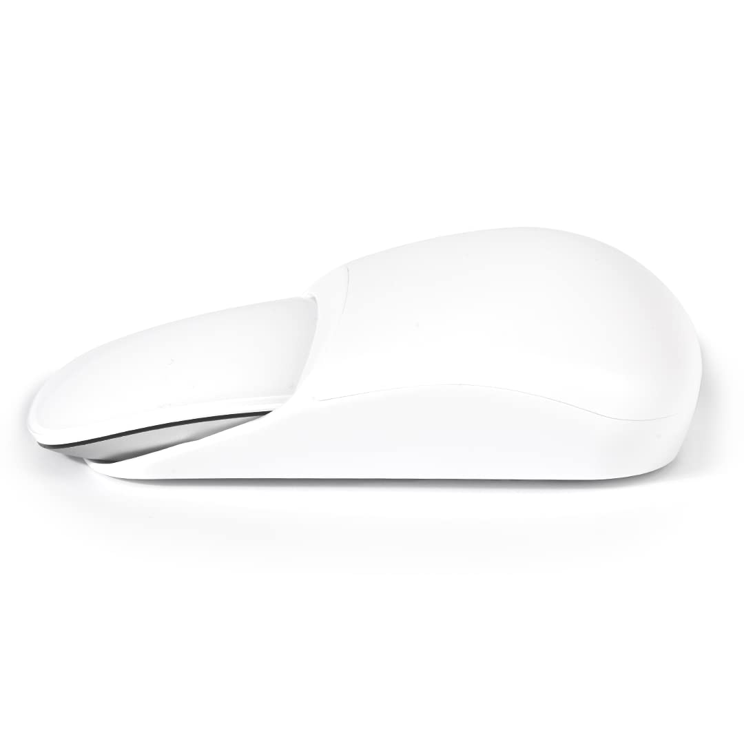 Ergonomic Mouse Grip for Apple Magic Mouse 2 | Comfortable Anti-Slip Cover with Enhanced Control | Perfect for Office Work, Gaming & Long Computer Sessions | White Protective Accessory