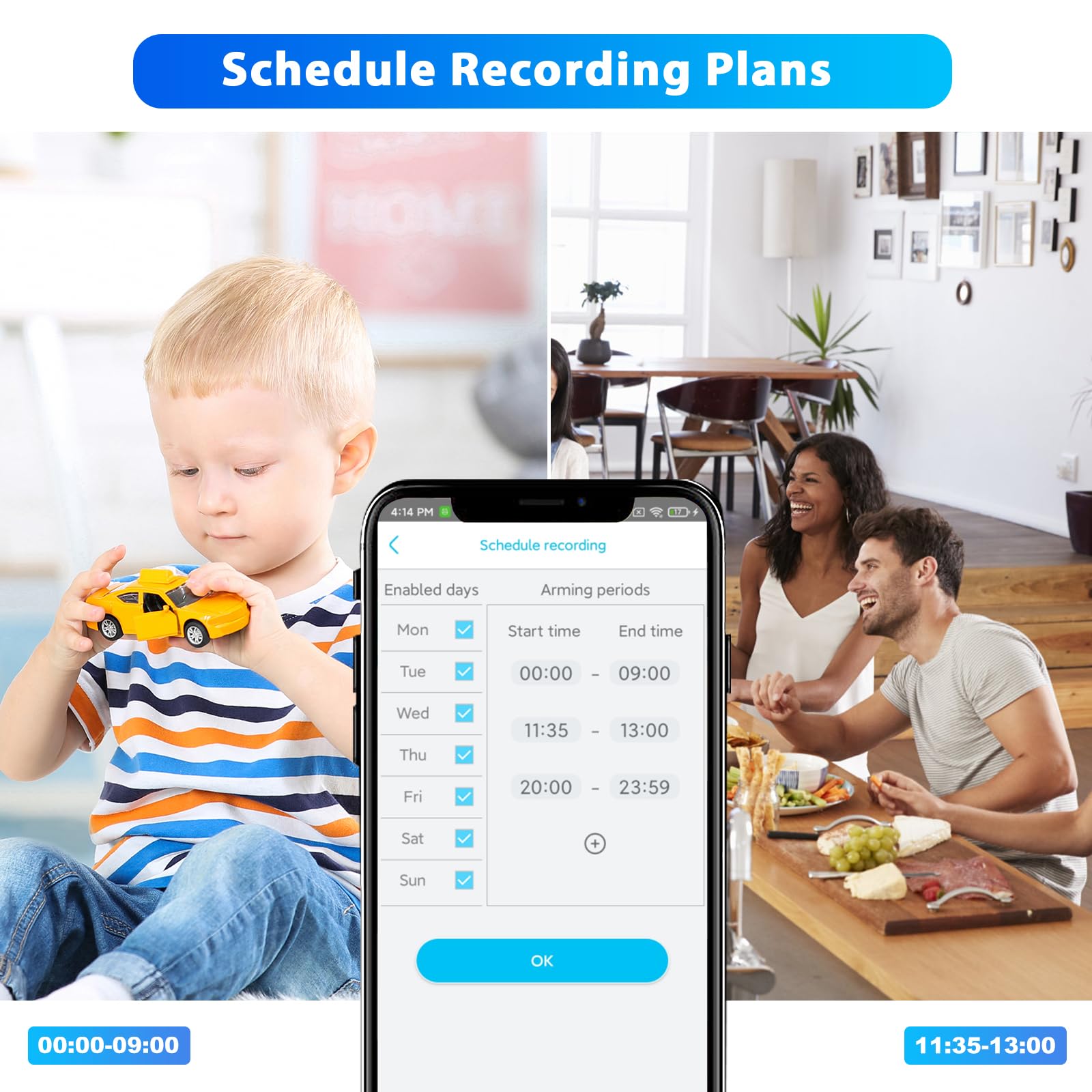 4G LTE Mini Security Camera - No WiFi Needed, 2K HD, 300MB SIM Card Included, 20 Days Standby, AI Motion Detection & Night Vision - Ideal for Car, Home, and Outdoor Surveillance