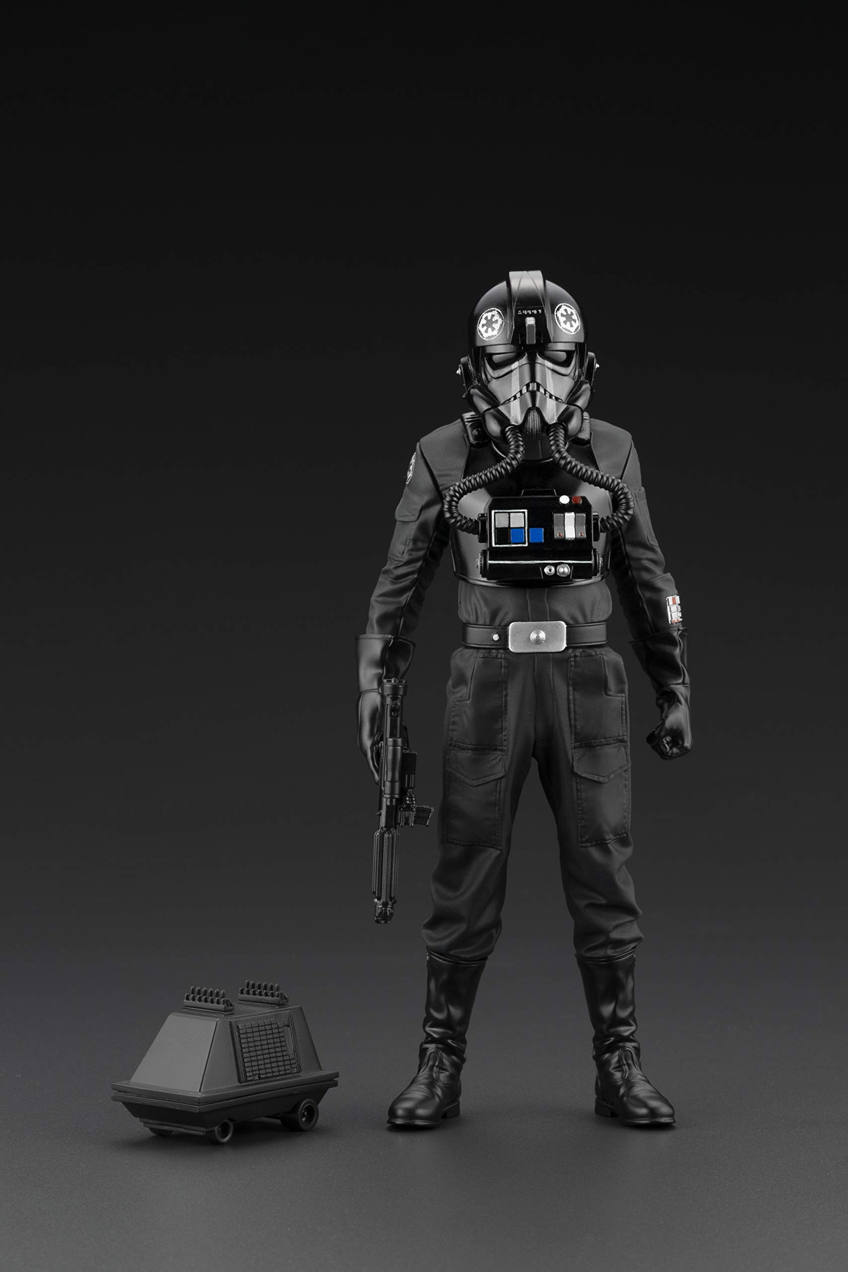 Amazon Exclusive Star Wars A New Hope Tie Fighter Pilot Backstabber & Mouse Droid PVC Statue - Collectible Multicolor Action Figure for Display, Gifts & Star Wars Fans