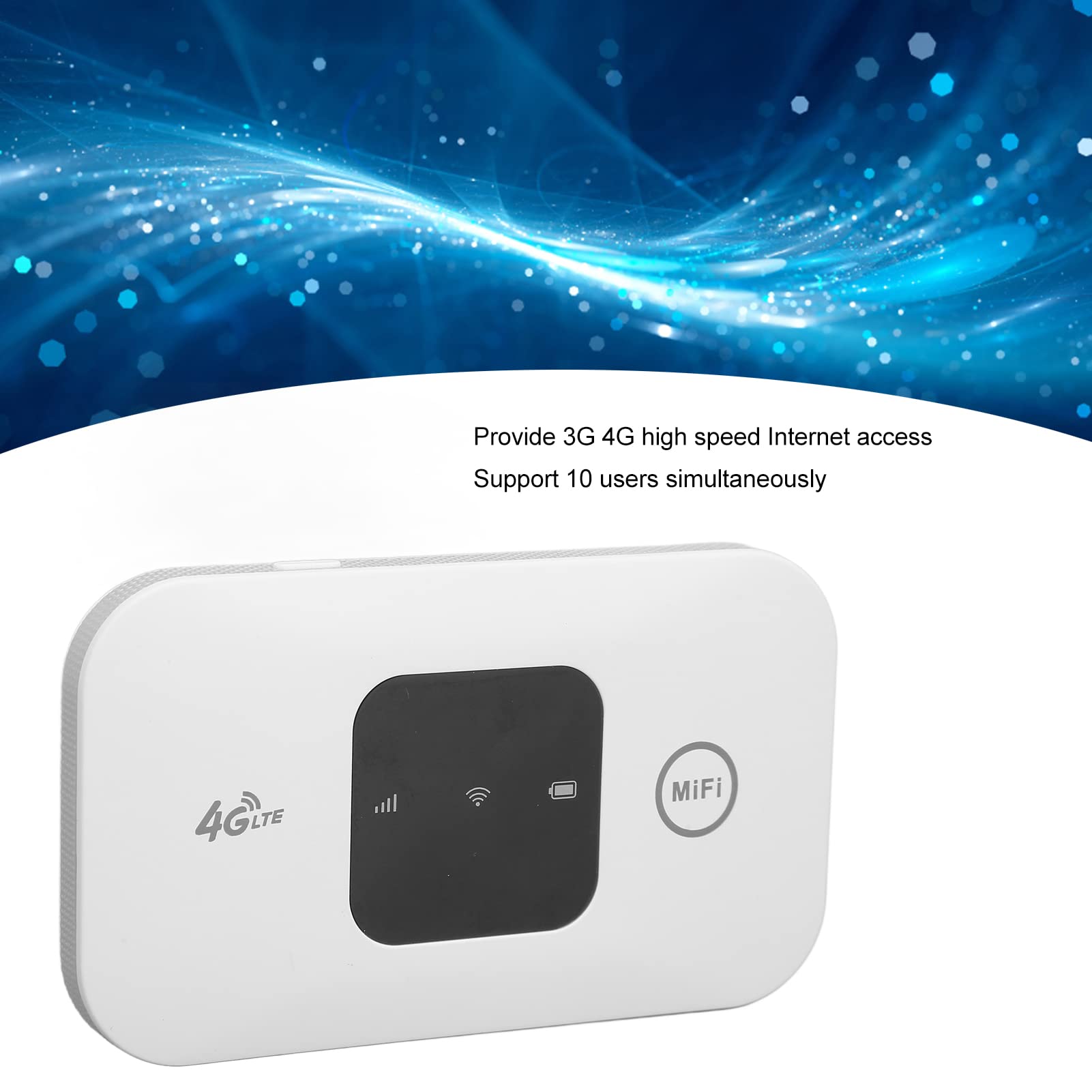AYNEFY 4G LTE Mobile Hotspot - Portable WiFi Router for Travel, High-Speed Wireless Internet for Phone, Laptop, Tablet & Desktop - Perfect for Business Trips, Remote Work & Outdoor Adventures