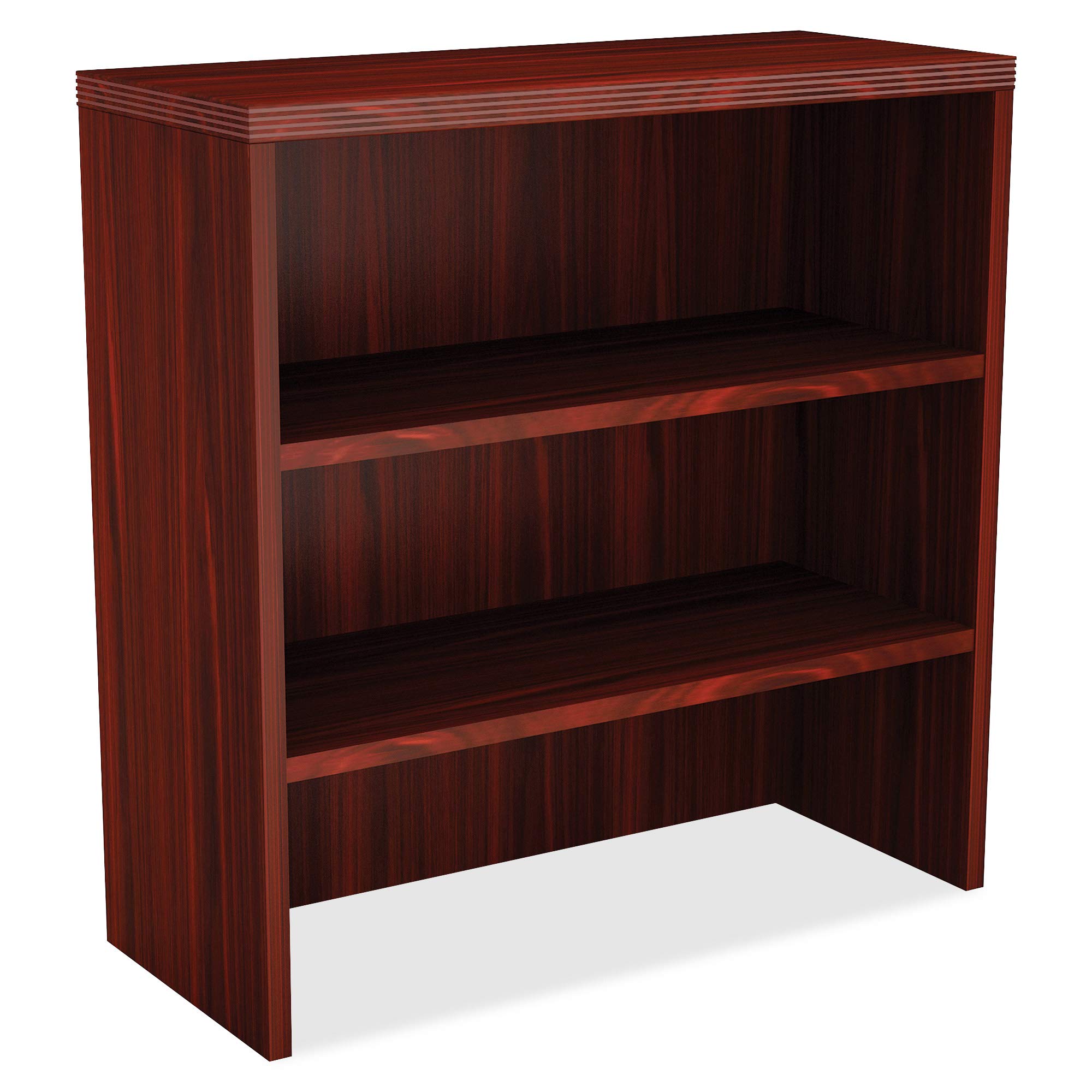 Lorell Chateau Storage Cabinet - 2-Door File Organizer with Lock, Black Wooden Office Furniture for Documents & Supplies | Perfect for Home Office, Classroom & Workplace Organization