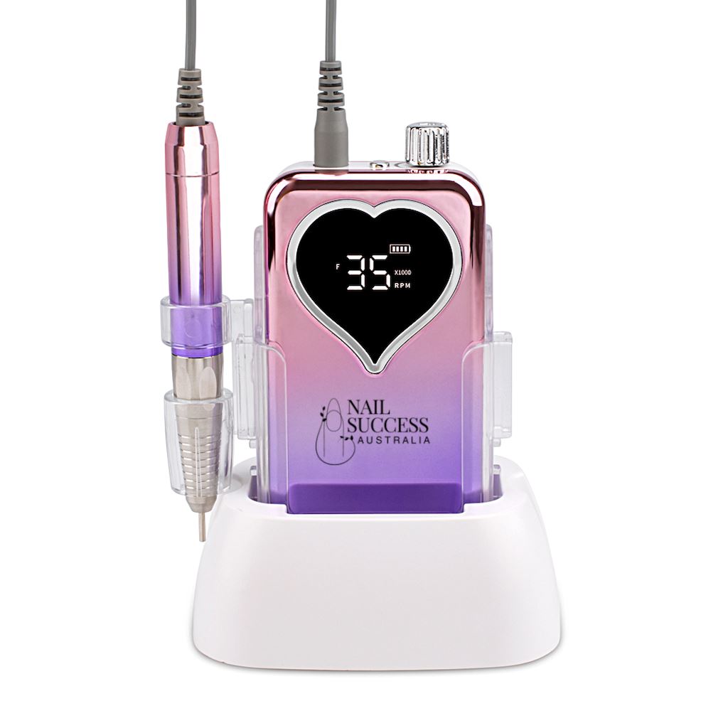 Professional Electric Nail File Kit - Rechargeable Portable Nail Drill for Manicure & Pedicure at Home or Salon | Perfect for DIY Nail Care, Gel Polish Removal & Nail Art Design