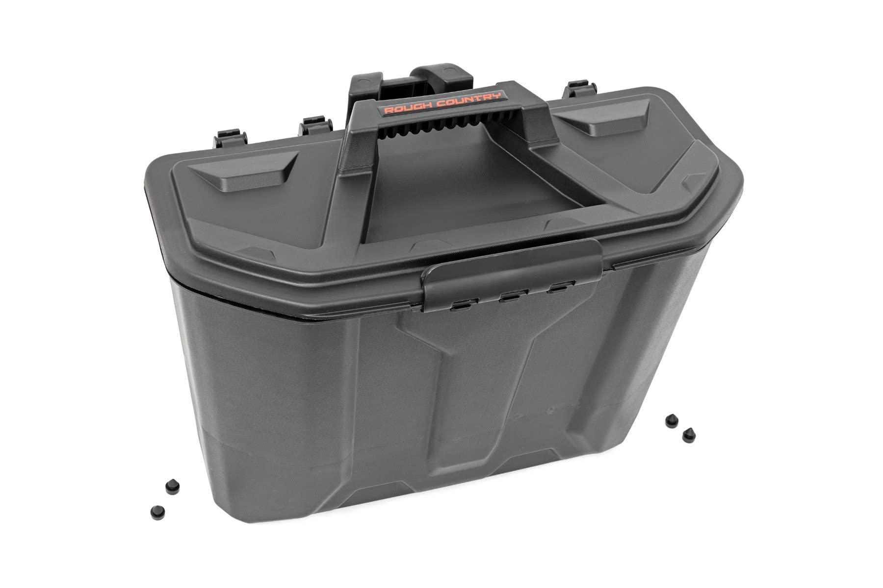Rough Country Under Passenger Seat Storage Box for Can-Am Defender - 97061 | Durable Vehicle Organizer for Hunting Gear & Tools | Perfect for Off-Road Adventures & Worksite Storage