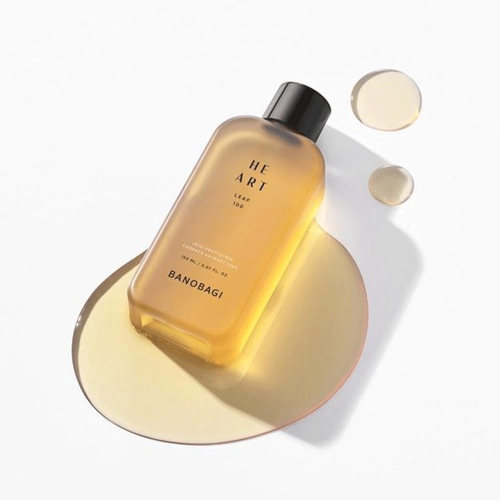 BANOBAGI Heart Leaf 100 Soothing Essence 150ml - Korean Skincare for Sensitive Skin, Hydration & Redness Relief - Perfect for Daily Calming Routine & Post-Treatment Care