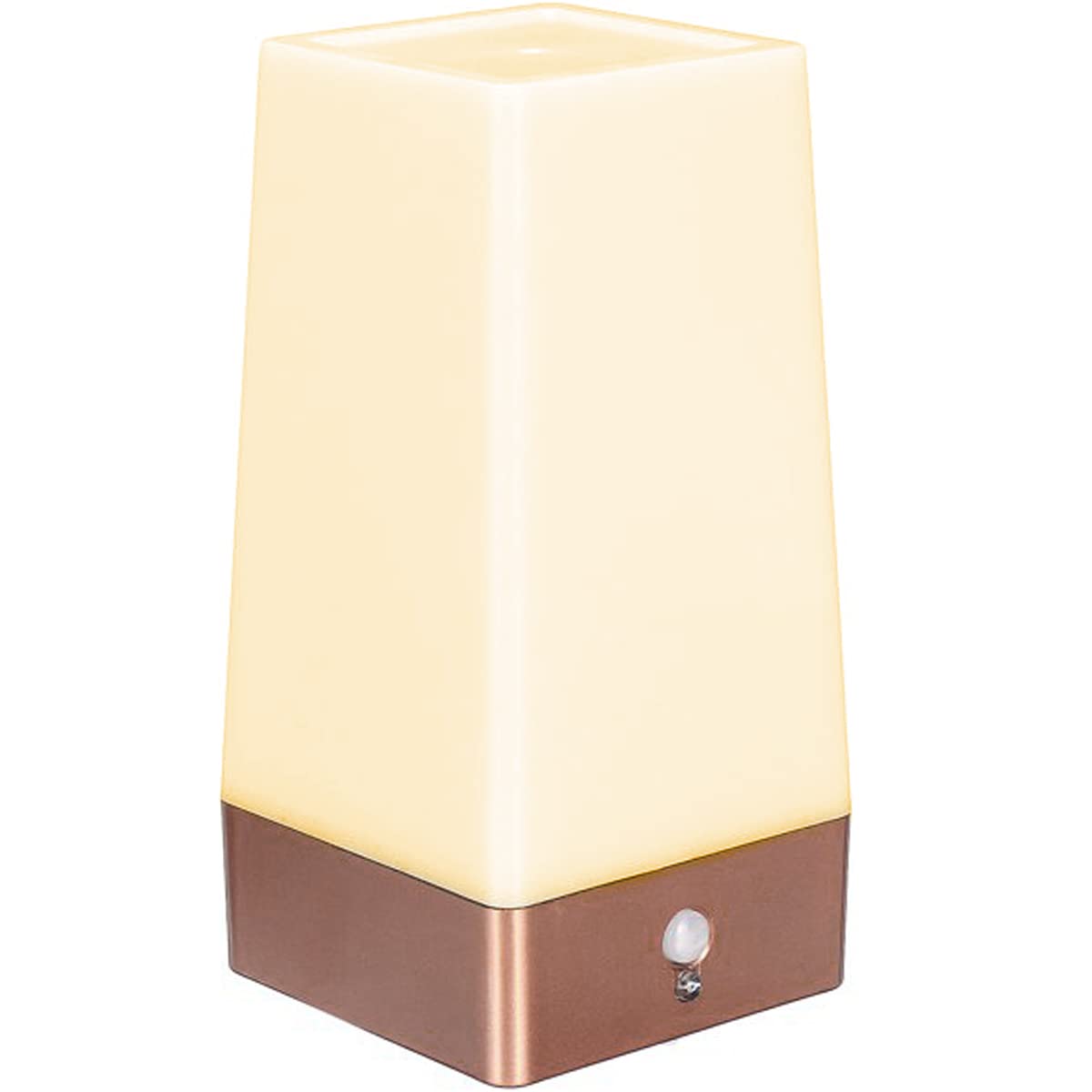 Energy-Saving LED Night Light with Motion Sensor - Battery Powered Mini Bedside Lamp for Bedroom, Living Room & Corridor - Auto On/Off Square Nightlight for Safety & Convenience (Ideal for Kids, Elderly & Nighttime Bathroom Visits)