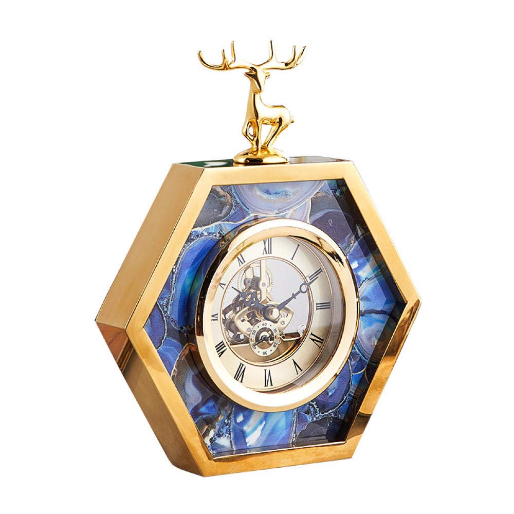 Handmade Bust Sculpture Clock - Elegant Desktop & Wall Decor for Home, Office, Living Room | Luxury Vintage Style Timepiece for Gifts & Interior Design