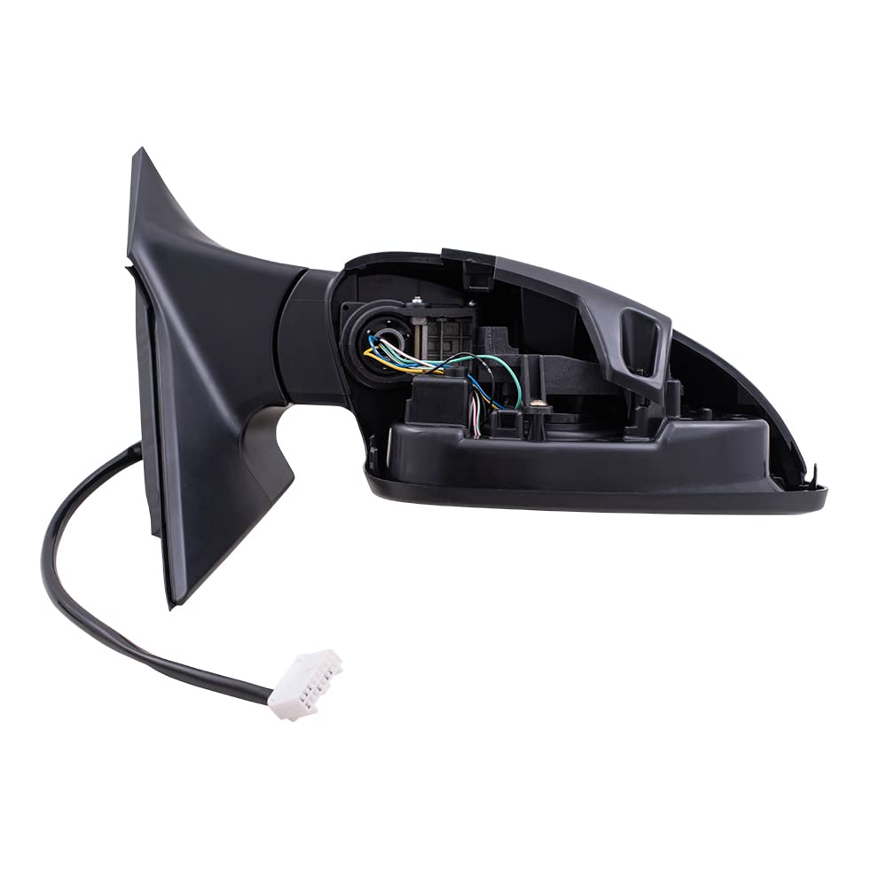 2018-2021 Honda Accord Right Passenger Side Power Heated Mirror with Blind Spot Detection - Black Paint to Match - Aftermarket Replacement for Enhanced Safety & Style - Perfect for Highway Driving and Parking Assistance