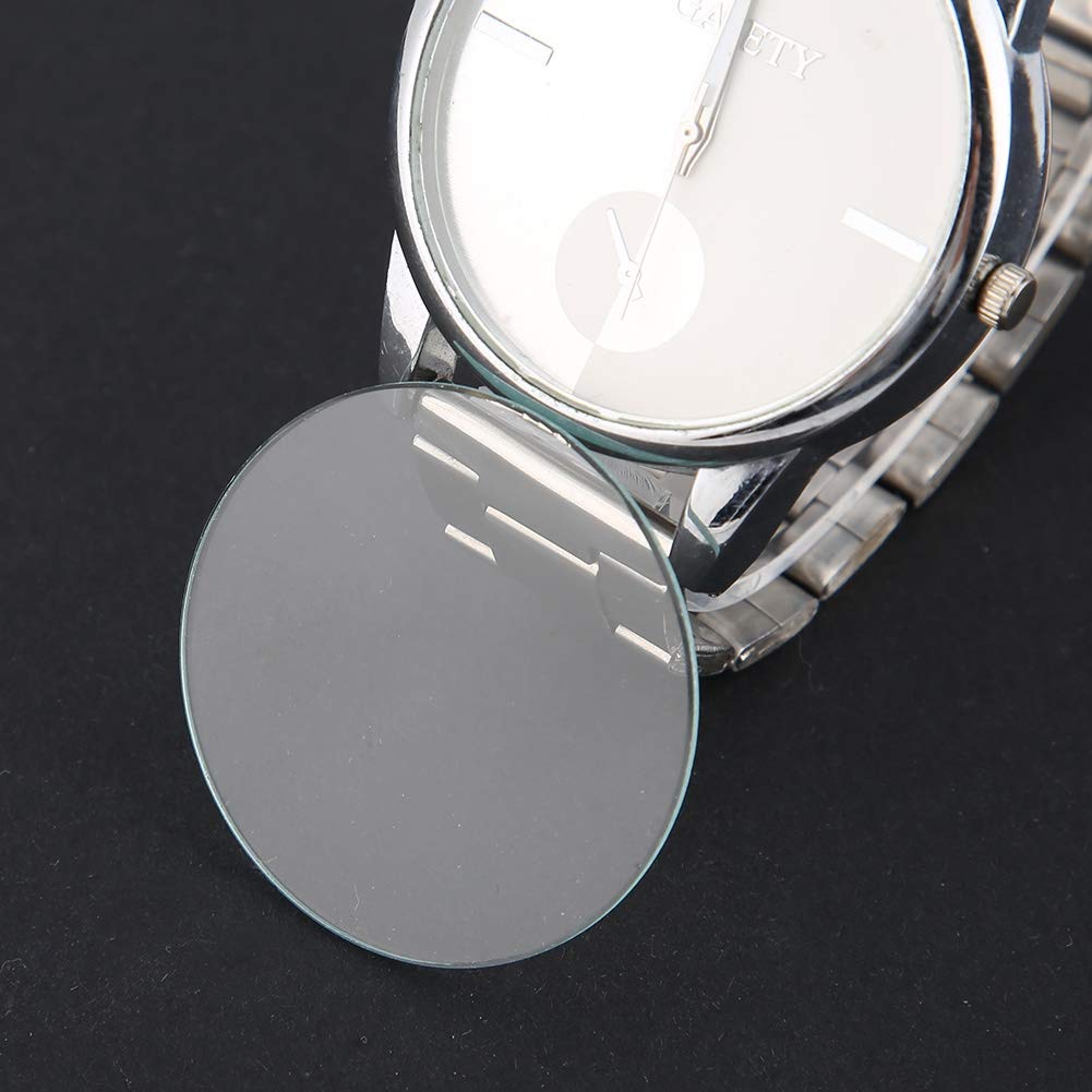 5PCS Scratch-Resistant Watch Glass Lens - 37mm/38mm/39mm Round Watch Crystal Replacement for Watch Repair & DIY (Ideal for Watch Shops, Jewelers & Hobbyists) - Durable & Clear Timepiece Protection