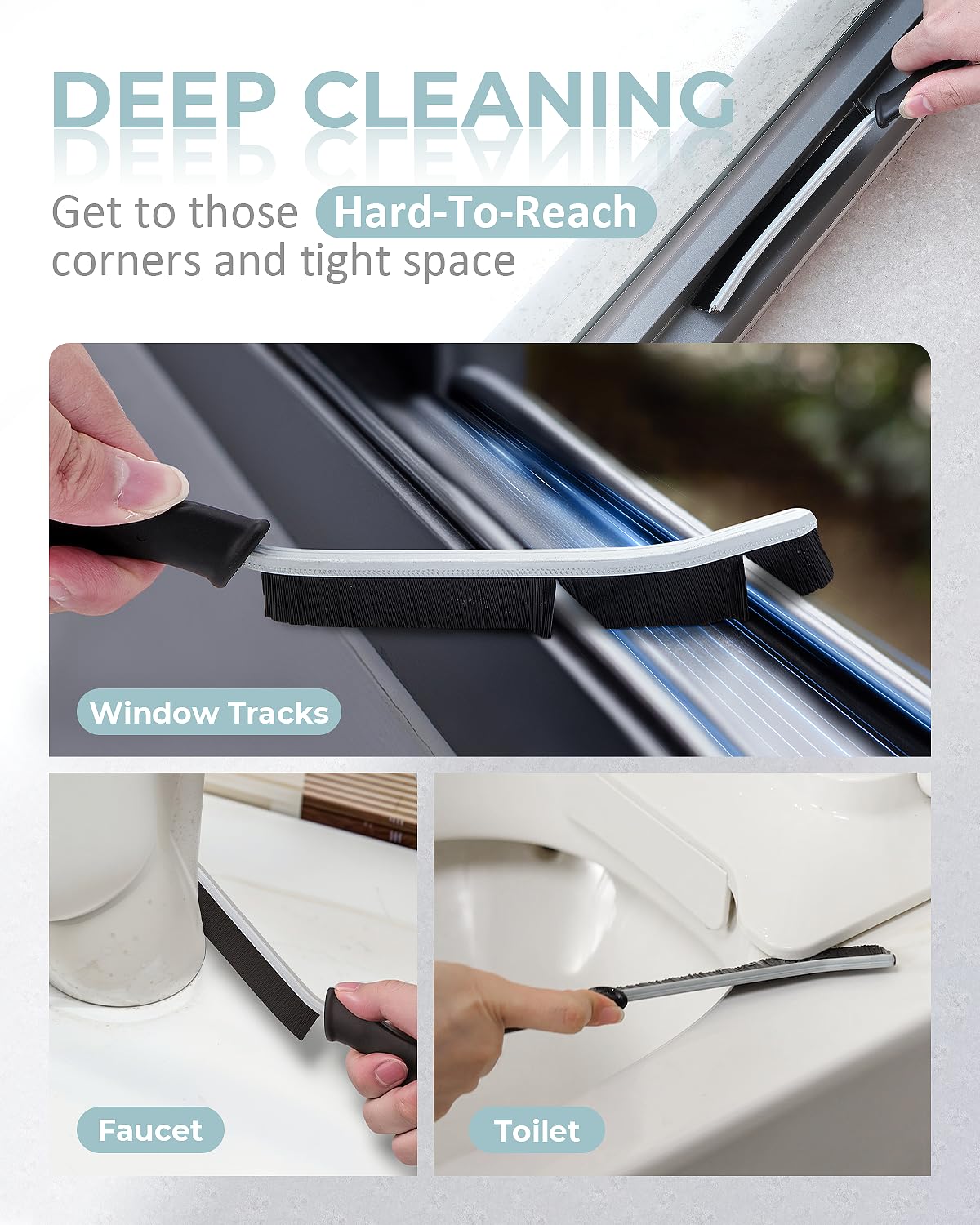 **SXhyf Hard Bristle Cleaning Brush - Multi-Purpose Crevice & Gap Scrub Brush for Bathroom, Kitchen, Window, Faucet, Toilet & Car Detailing - Essential Household Cleaning Tool for Tough Grime & Stains**    *(Perfect for Deep Cleaning Tiles, Grout, Corners & Hard-to-Reach Areas - Ideal for Home, Office & Auto Detailing)*