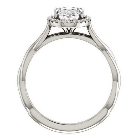 3.30 Carat Oval Cut Moissanite Engagement Ring for Women, Sterling Silver Wedding Band, Anniversary Christmas Birthday Valentine's Day Gift Jewelry - Perfect for Proposals, Weddings & Special Occasions