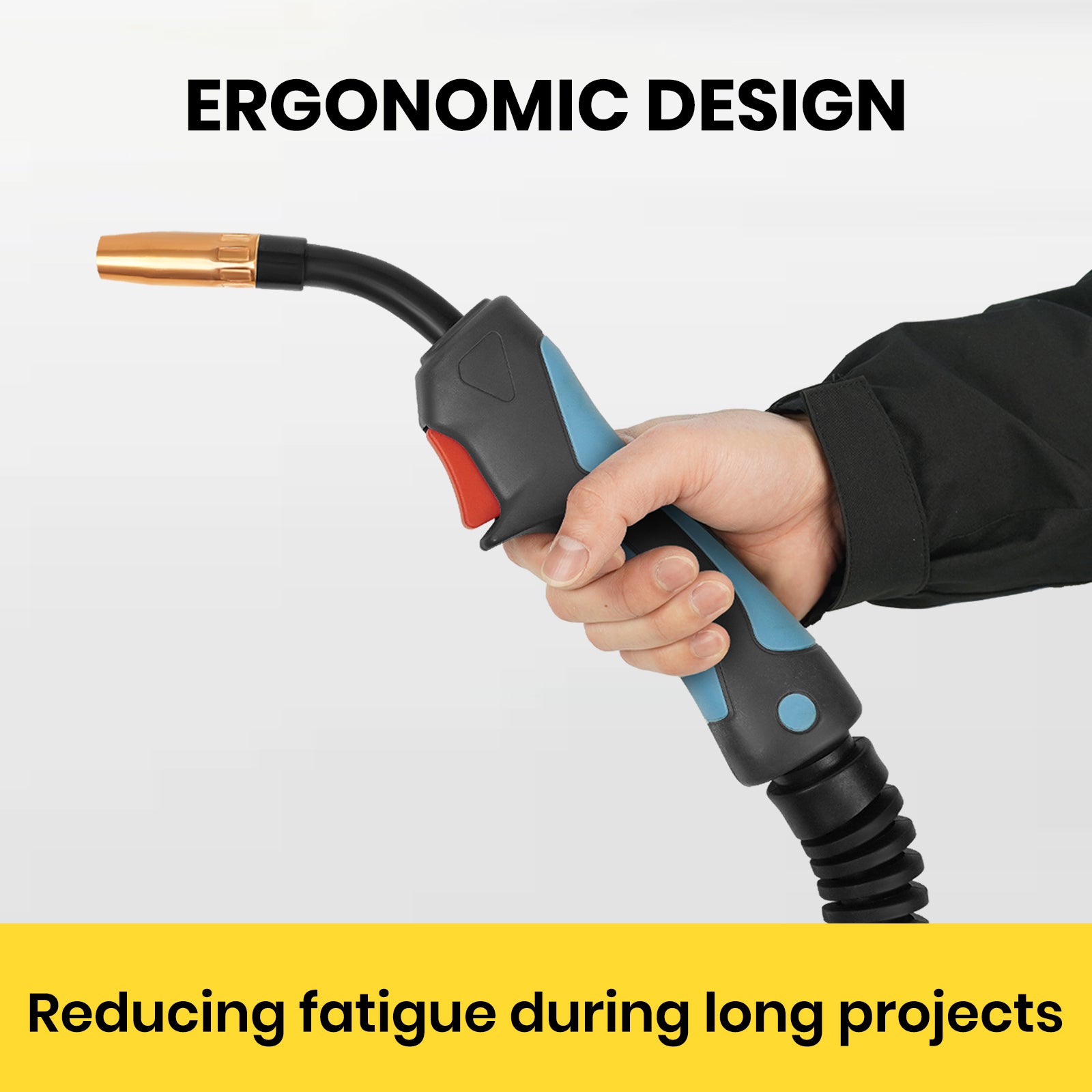 SSimder 15AK MIG Welding Torch Gun with Euro Connection - Professional Welding Tool for Metal Fabrication, Auto Repair & DIY Projects