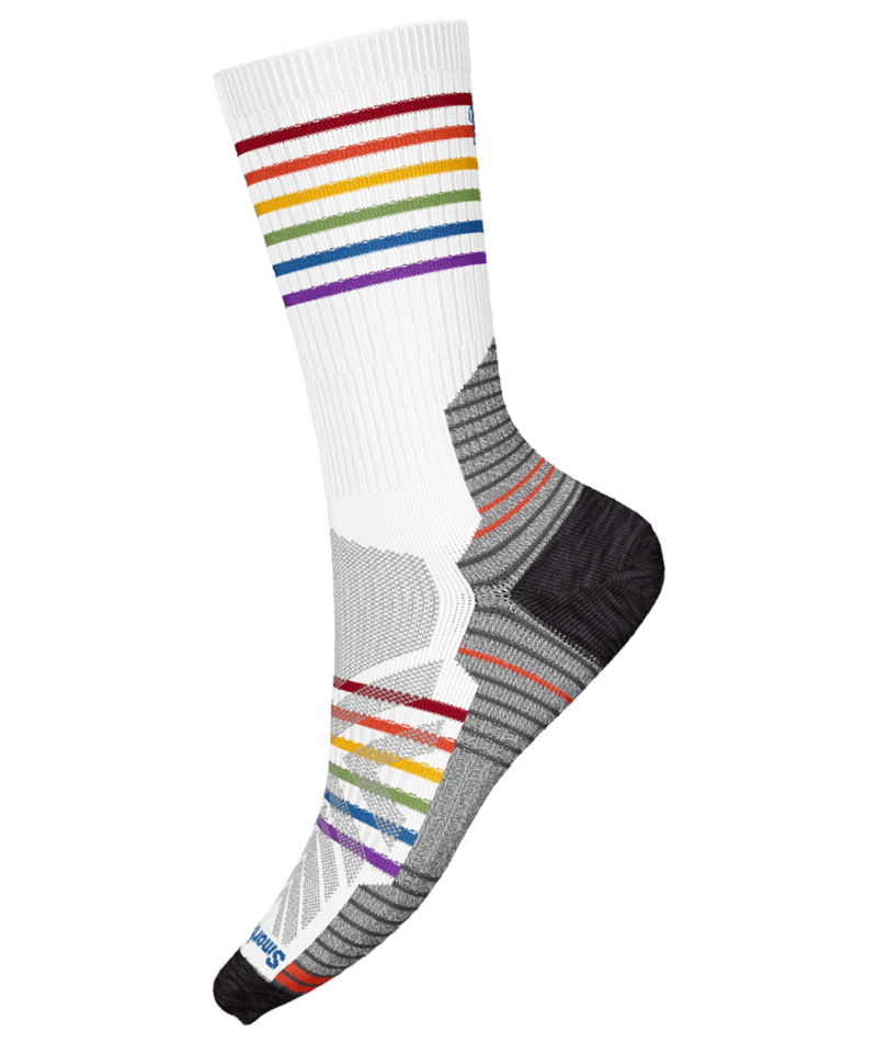 Smartwool 2023 Unisex Hiking Socks - Light Cushion Crew Socks with Pride Pattern for Men & Women - Perfect for Outdoor Adventures, Hiking & Trail Running