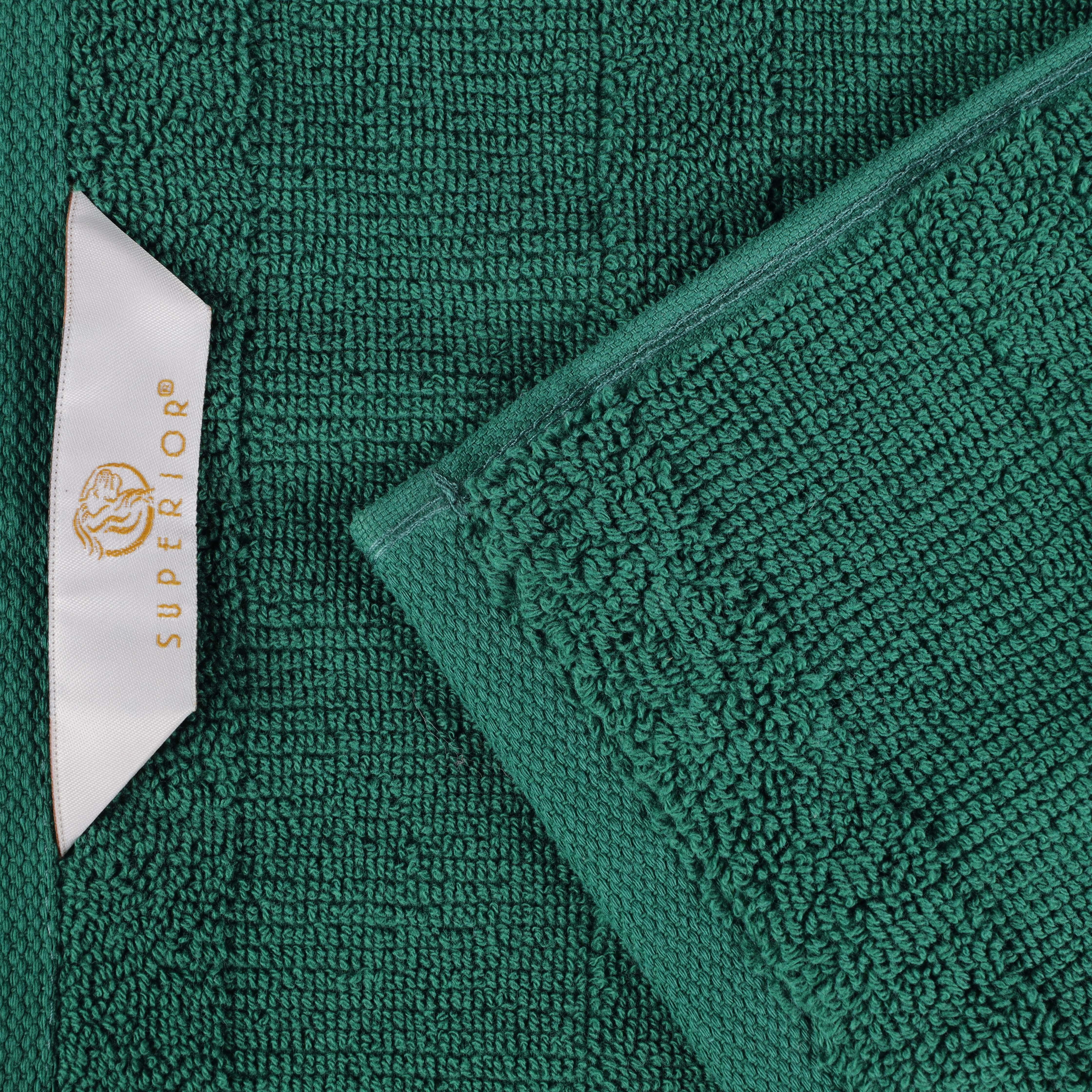 Premium Roma Cotton Ribbed Textured Bath Towels Set of 3 - Ultra Soft & Absorbent Luxury Towels for Spa, Bathroom & Beach Use