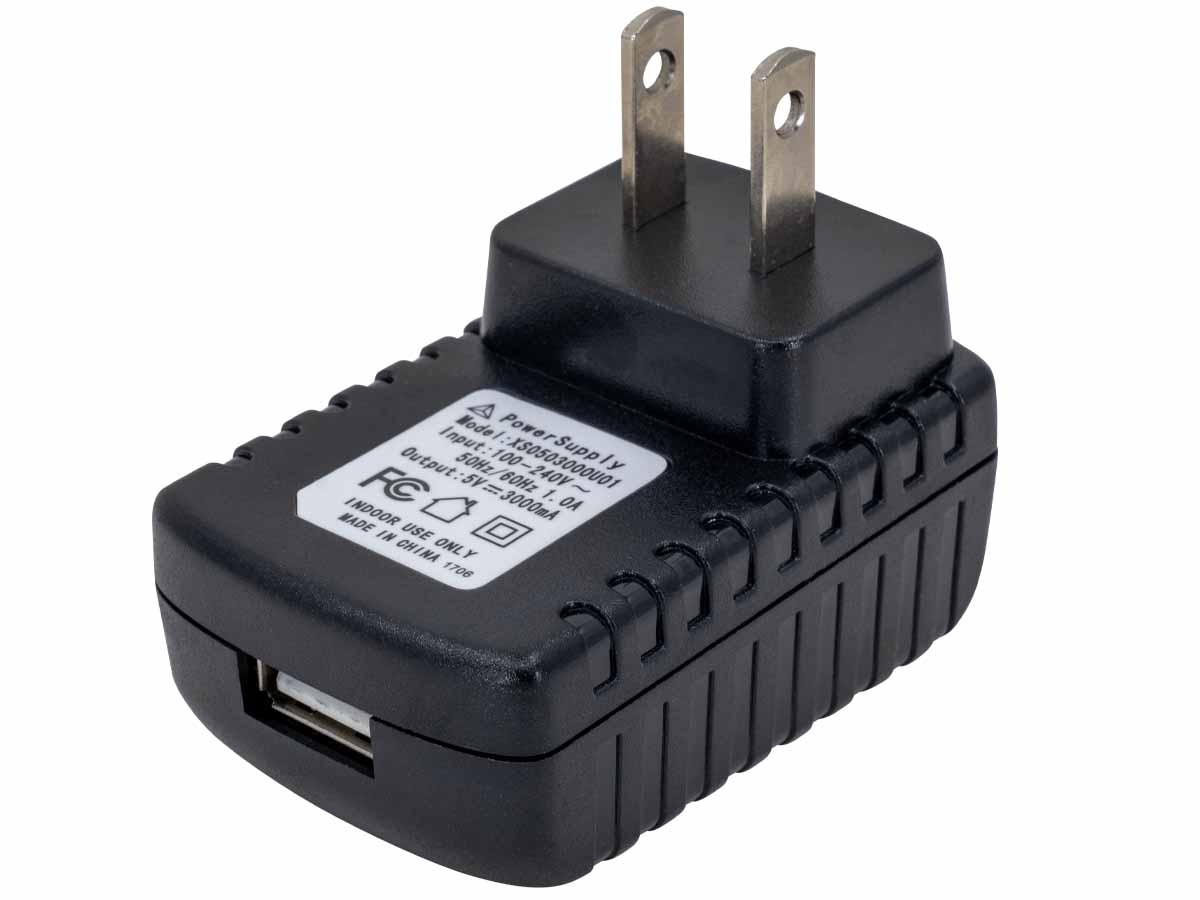 Universal USB AC/DC Power Adapter - 5V 2A Fast Charging Wall Charger for Smartphones, Tablets & More | Perfect for Home, Office & Travel Use