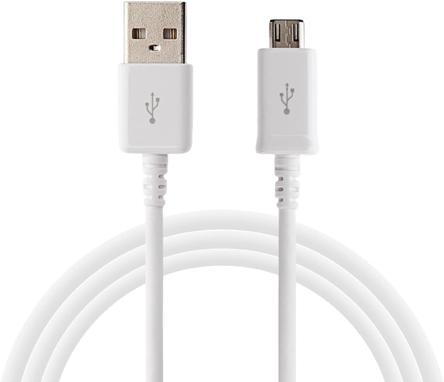 Fast Charging Wall Adapter with 6ft Micro USB Cable - Compatible with BLU Tank Xtreme & Other Devices | Super Speed Charger Kit (2-Pack, White) - Perfect for Home, Office & Travel Charging Needs