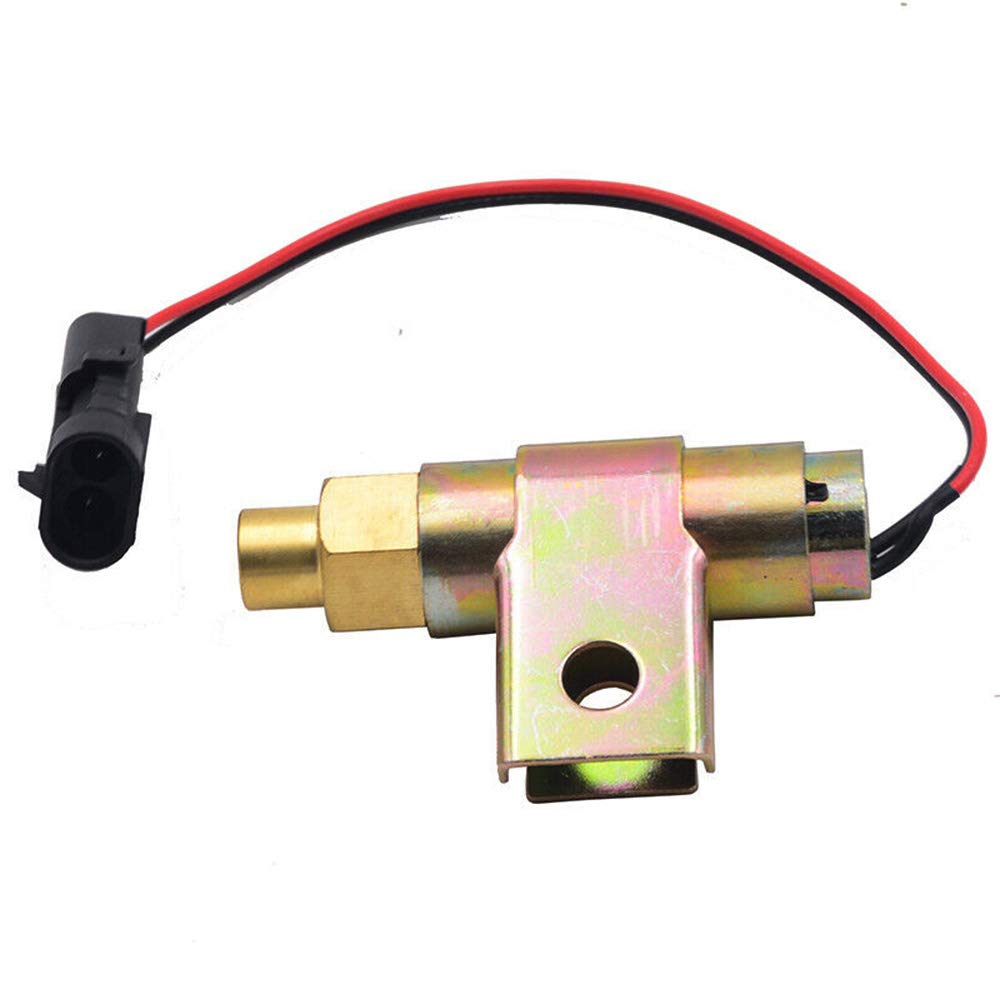 12V Fan Clutch Solenoid Valve 1689785C91 3551298C92 1674088C91 - Compatible with Horton Bendix Kysor Borg Warner Systems - Heavy Duty Truck & Industrial Cooling System Replacement Part