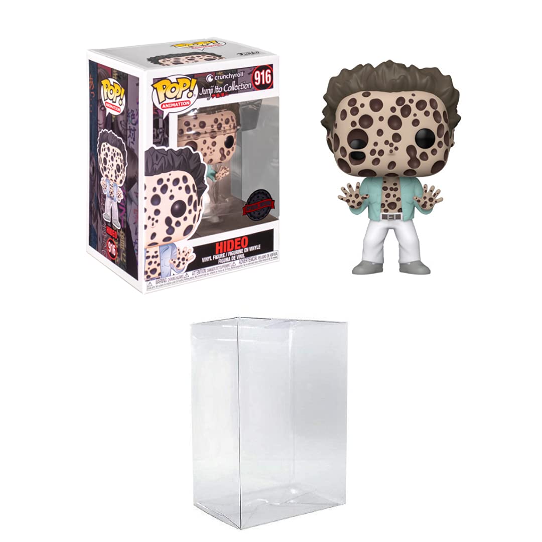 Funko Pop! Junji Ito: Cursed Hideo BAM Exclusive Vinyl Figure with EcoTEK Pop Protector Case - Horror Manga Collector's Item for Display & Protection