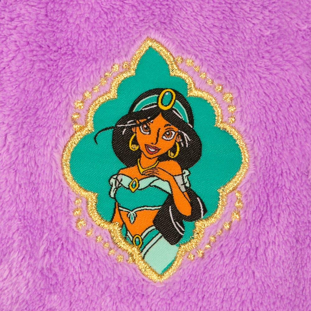 Disney Princess Jasmine Zip-Up Fleece Jacket for Girls - Soft & Warm Winter Coat for Kids - Perfect for School, Playdates & Outdoor Adventures