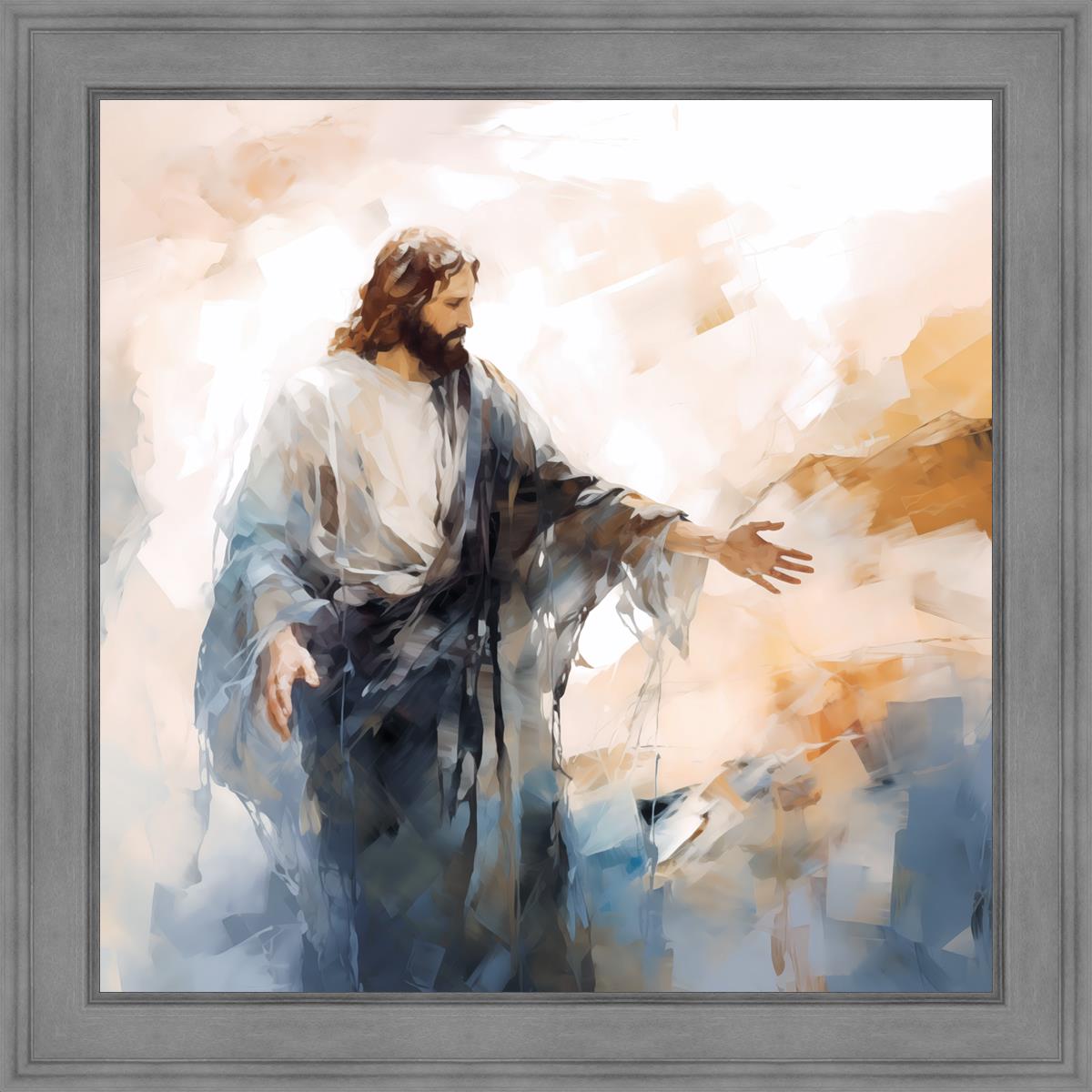 Come Unto Me Large Wall Art - Inspirational Christian Home Decor for Living Room, Bedroom & Office - Perfect for Gifts & Spiritual Spaces