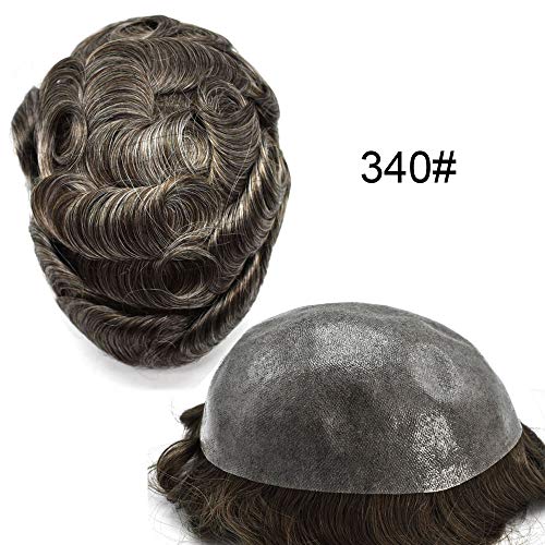 #340 3# DARK BROWN WITH 40% SYNTHETIC GREY-100% light to medium density