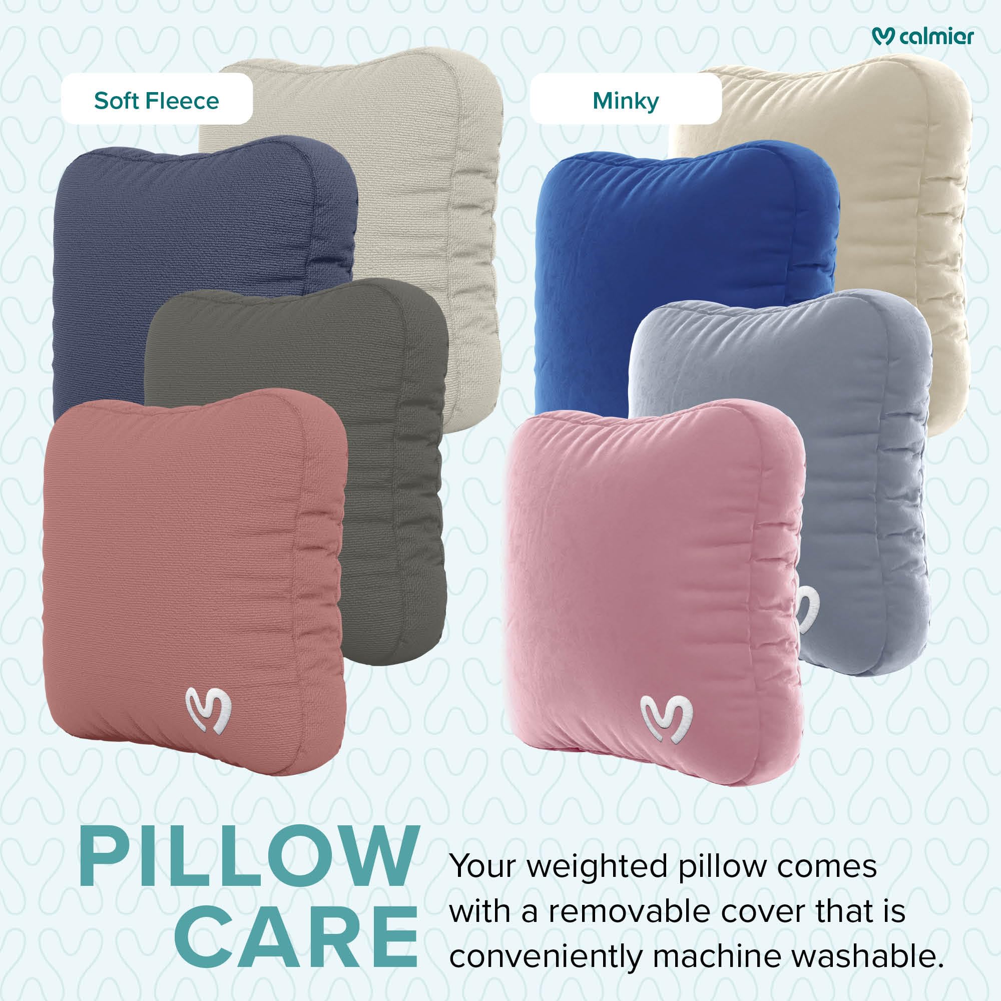 12 lb Weighted Calming Pillow with Glass Beads - Sensory Therapy Pillow for Relaxation, Focus & Stress Relief - Ultra Soft Washable Weighted Blanket for Adults & Kids - Perfect for Anxiety Relief, Meditation & Better Sleep
