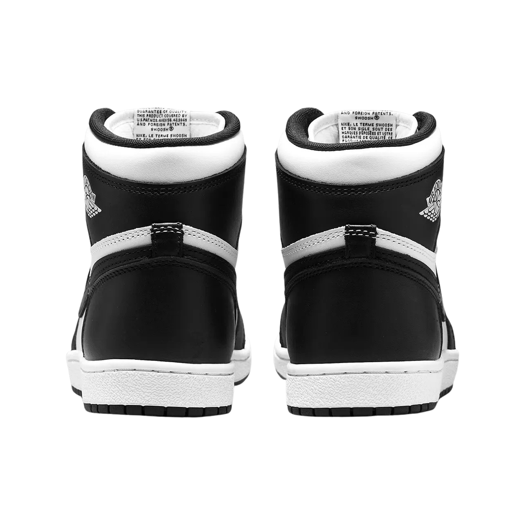 Original Air Jordan 1 Retro High '85 Basketball Shoes - Black & White Panda Colorway for Men | Classic Sneakers for Streetwear, Basketball & Casual Wear