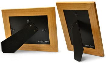 Godmother Gift from Godchild - Engraved Cross Natural Wood Picture Frame for 5x7 Vertical Portrait | Baptism, Religious Catholic & Thank You Gifts | Perfect for Christenings, Mother's Day & Special Occasions