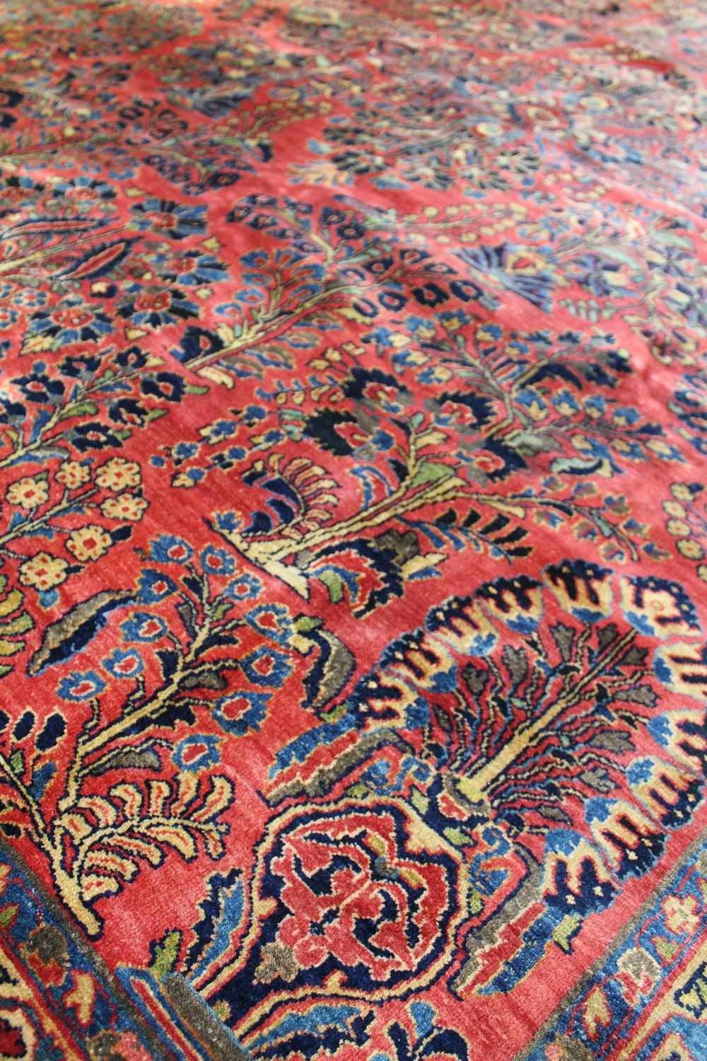 Antique Sarouk Handwoven Traditional Persian Rug - JF8158 | Vintage Home Decor for Living Room, Bedroom & Office
