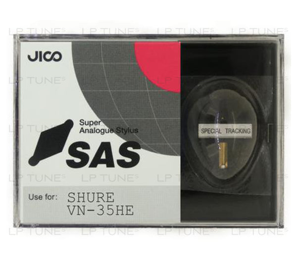 JICO neoSAS/R Replacement Stylus for Shure VN35HE - High Performance Needle for Turntables & Vinyl Records - Perfect for Audiophiles and DJs