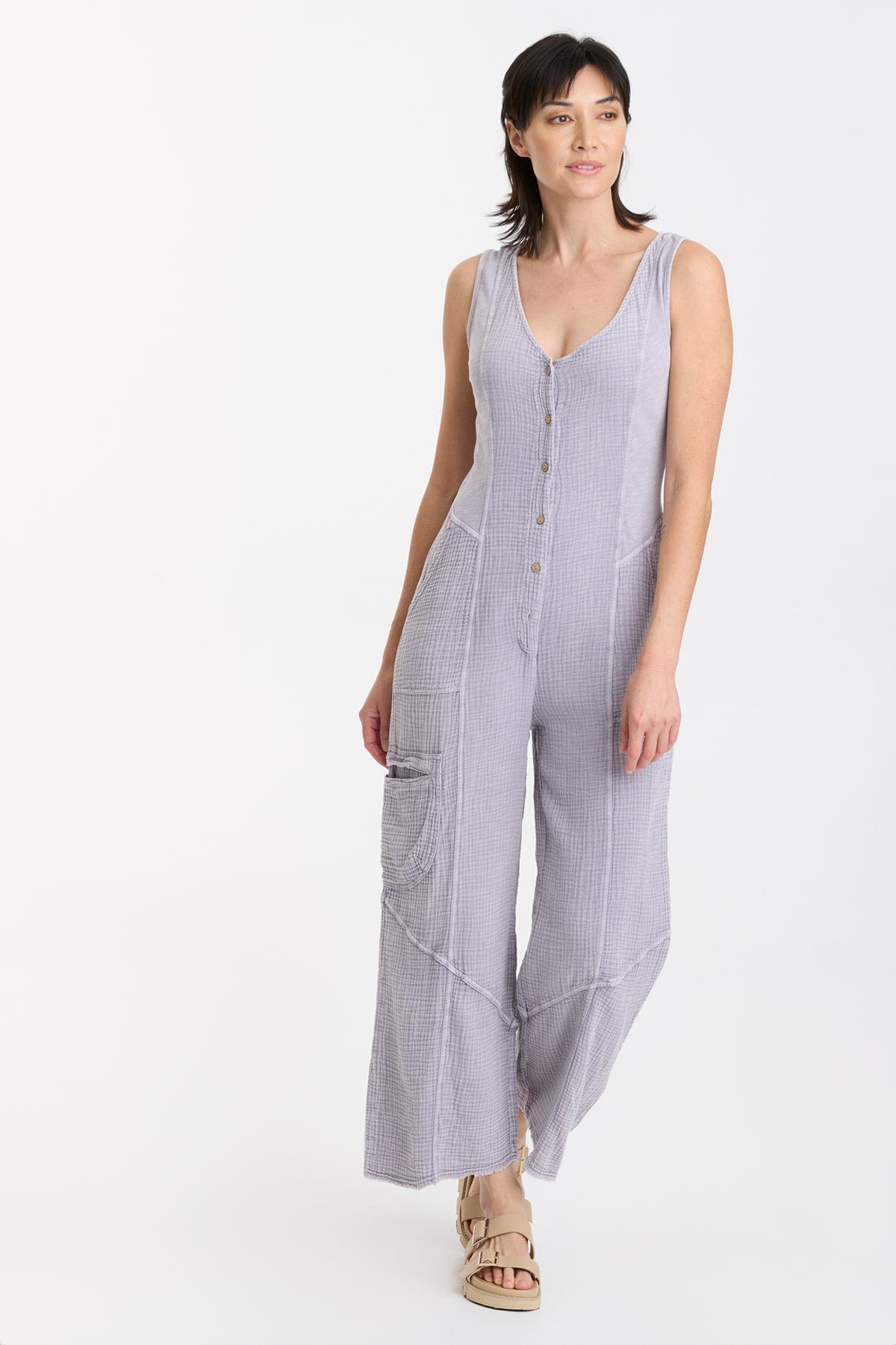 Devereaux Women's Jumpsuit - Stylish One Piece Romper with Pockets | Perfect for Casual Outings, Date Nights & Summer Vacations