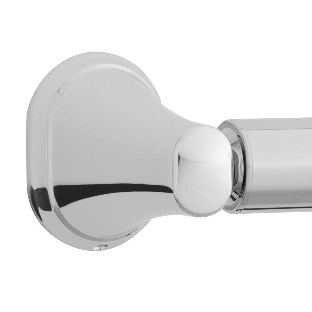 Chrome Double Post Toilet Paper Holder - Glacier Bay Treyburn Bathroom Tissue Roll Stand for Modern Home & Commercial Restrooms