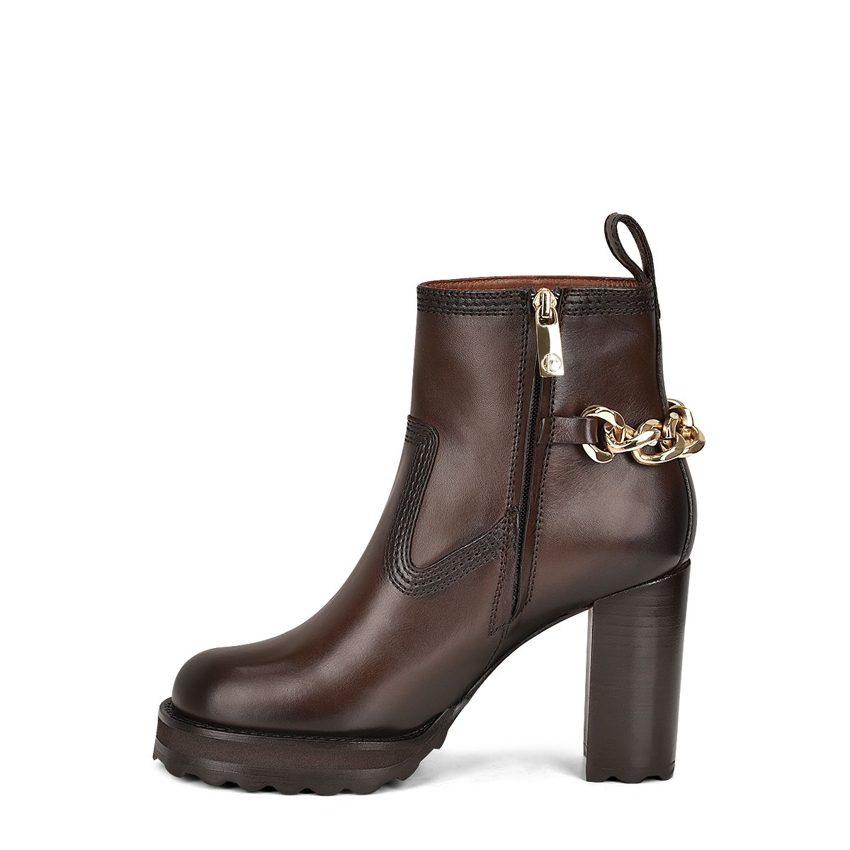 Franco Cuadra Women's Brown Casual Ankle Boots - 30CTSTS - Stylish & Comfortable for Everyday Wear, Office, and Outings