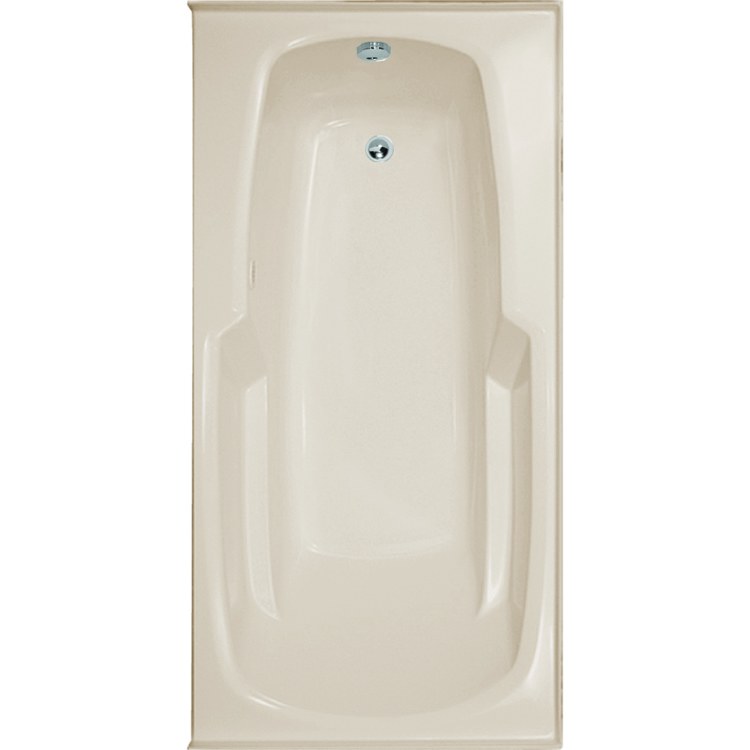 Air Tub Designer Collection Drop-In Right Drain Almond Rectangle 6-Jet Bathtub 66 x 32 x 18 Inch - Perfect for Luxury Bathroom Spa Relaxation and Hydrotherapy