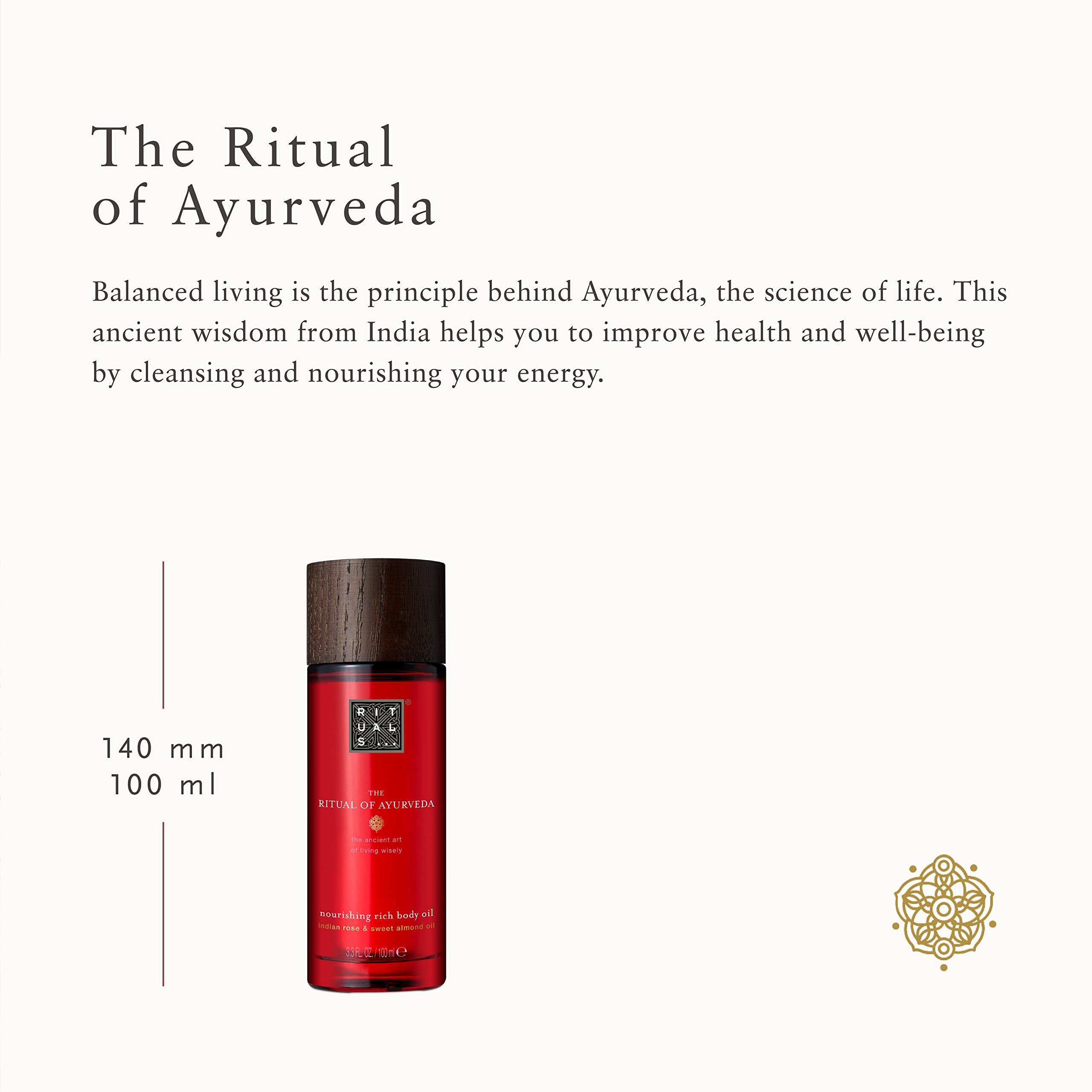 Ayurvedic Nourishing Rich Body Oil - 100ml for Deep Hydration & Skin Rejuvenation | Perfect for Dry Skin, Massage & Relaxation Therapy