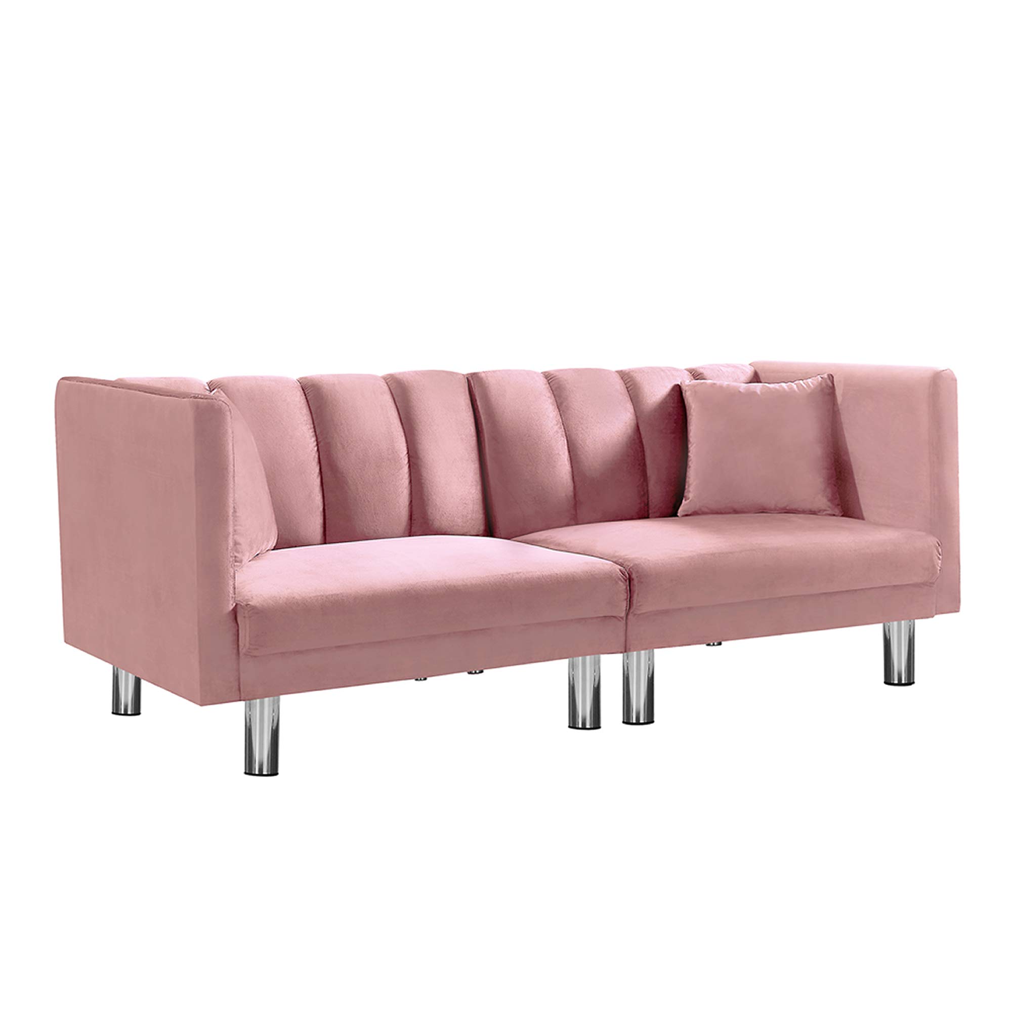 Velvet Convertible Futon Sofa Bed - 73
