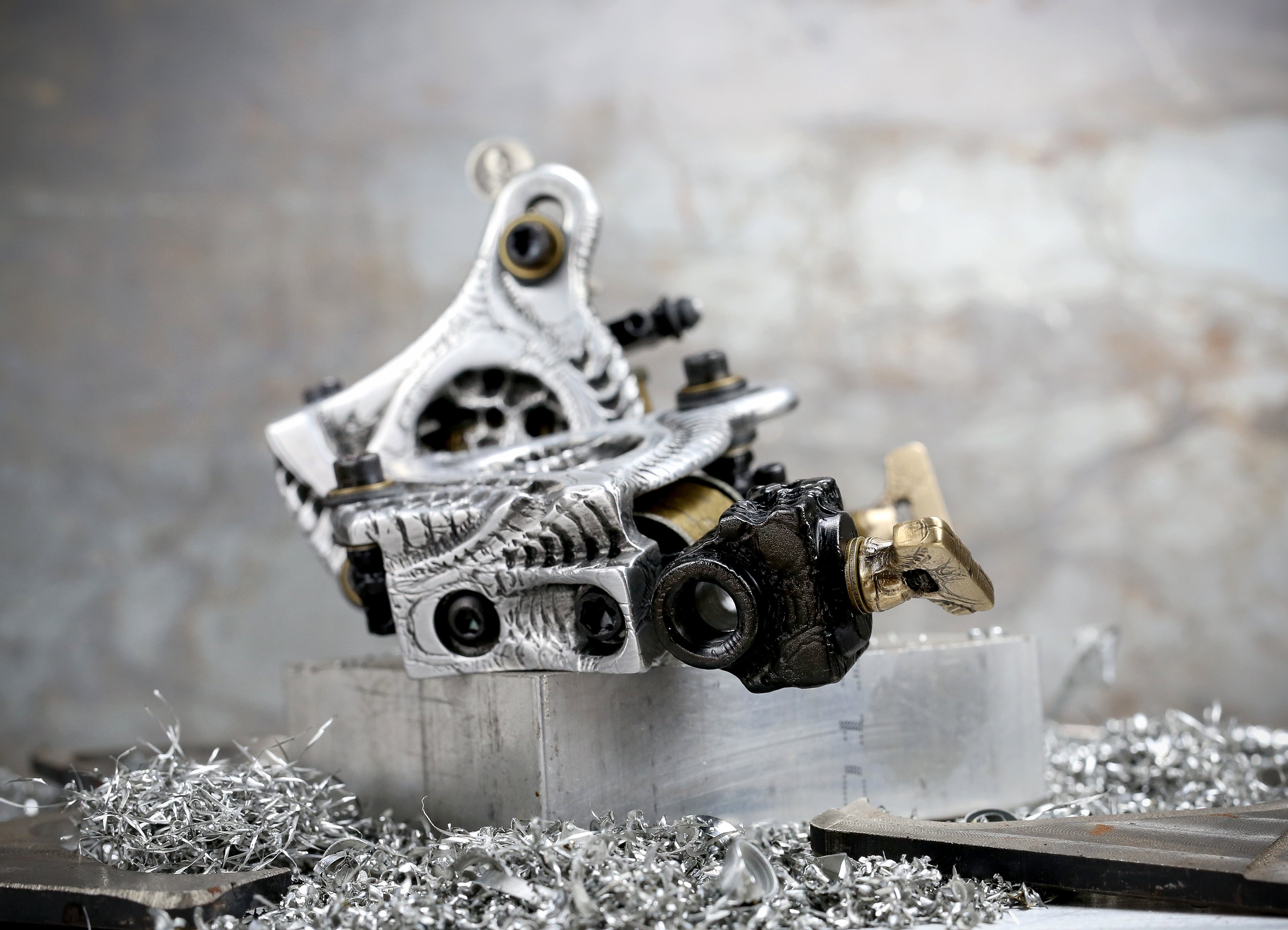 Aaron Cain x Mike Pike x Destroy Troy BIOMECH Teacup Liner - Limited Edition Art Collectible for Coffee & Tea Lovers, Perfect for Home & Office Use