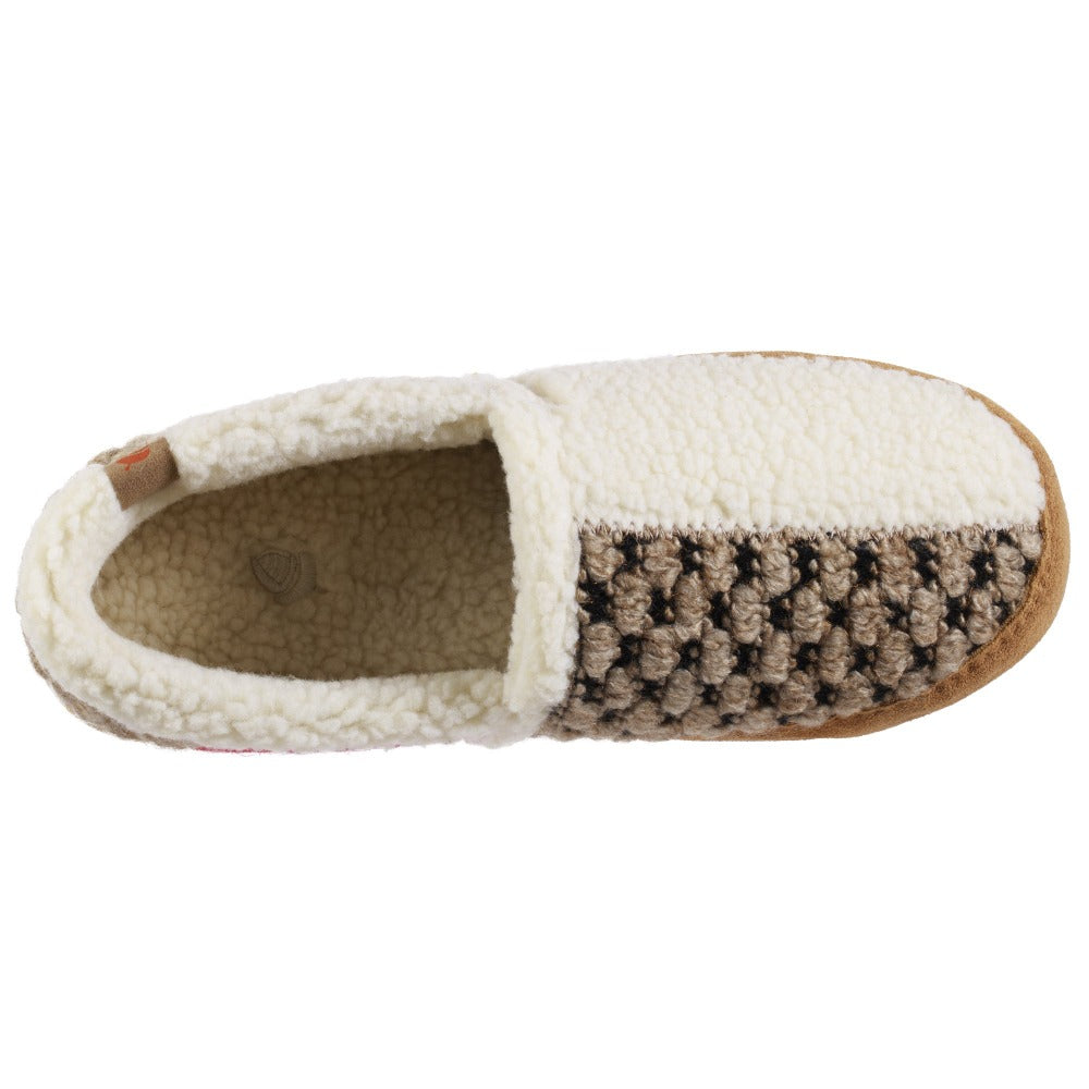 Eco-Friendly Women's Upcycled Meadow Moc Slippers with Cloud Cushion® Comfort - Cozy House Shoes for Relaxing at Home & Lounging