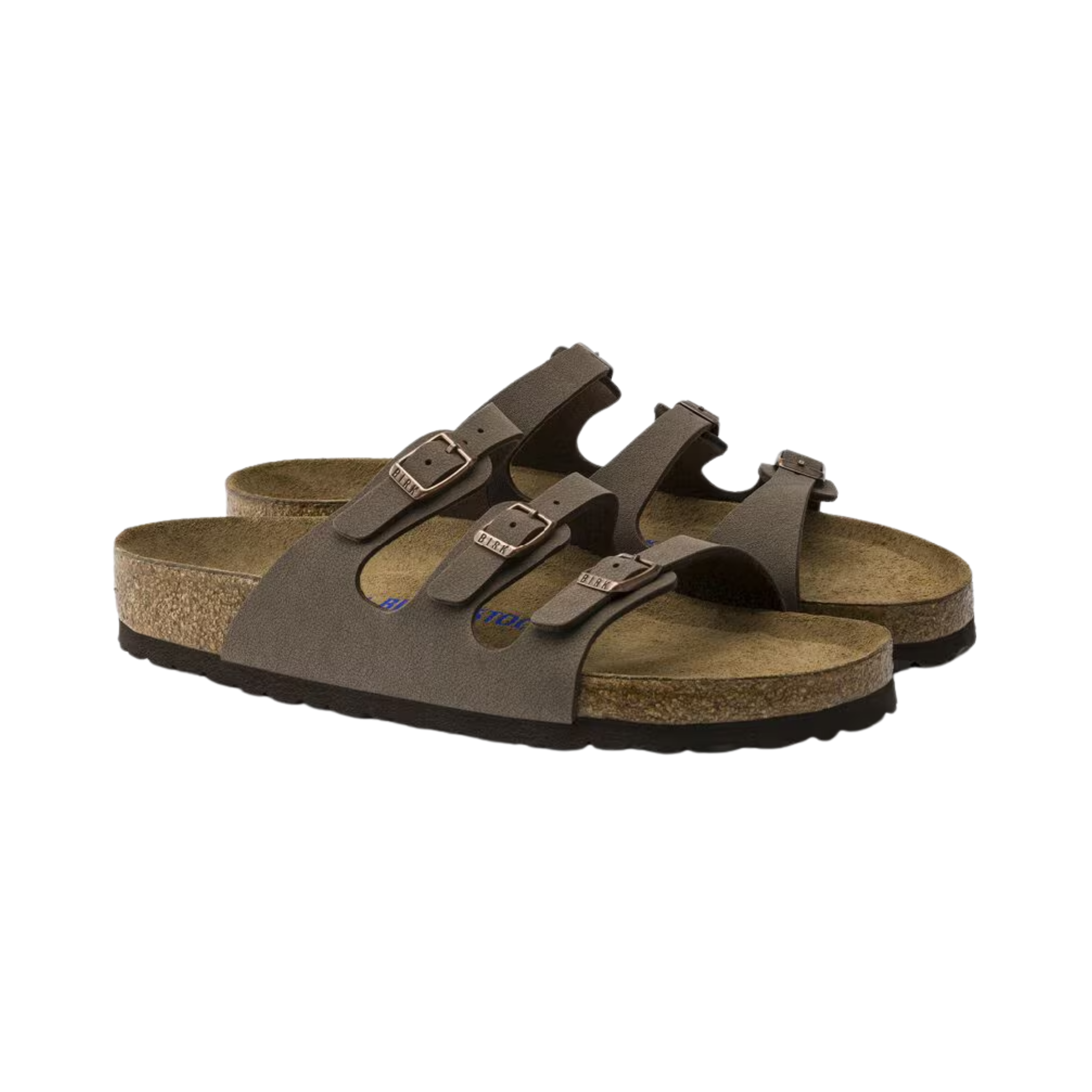 Women's Florida Soft Footbed Sandals - Comfortable Mocha Leather (Birkibuc) | Perfect for Beach, Vacation & Summer Outfits