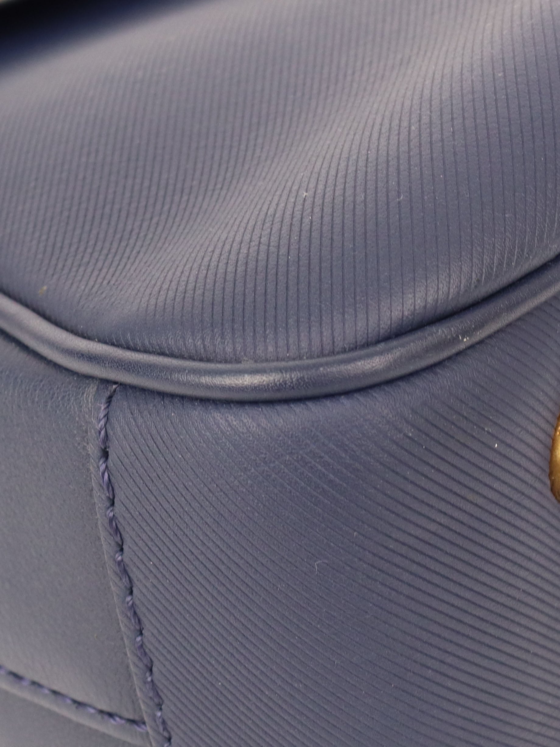Burberry Blue Leather Top Handle Handbag for Women | Luxury Designer Shoulder Bag & Crossbody Purse | Perfect for Work, Travel, and Evening Events