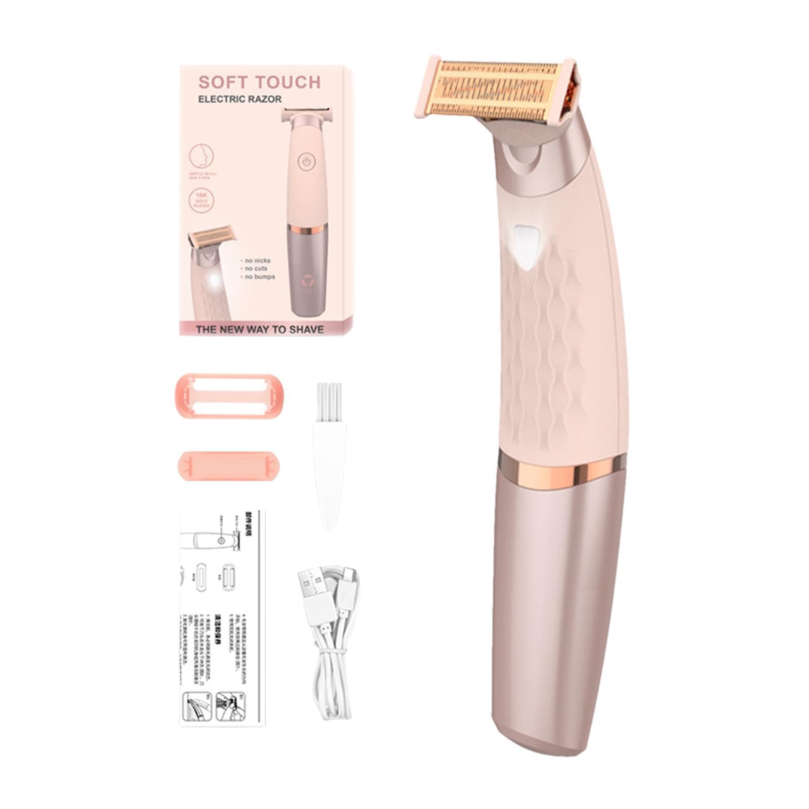 Electric Razor for Women - Painless Wet/Dry Body Shaver & Bikini Trimmer - Cordless Facial & Body Hair Removal Groomer - Perfect for Travel, Gym & Smooth Skin Care Routine