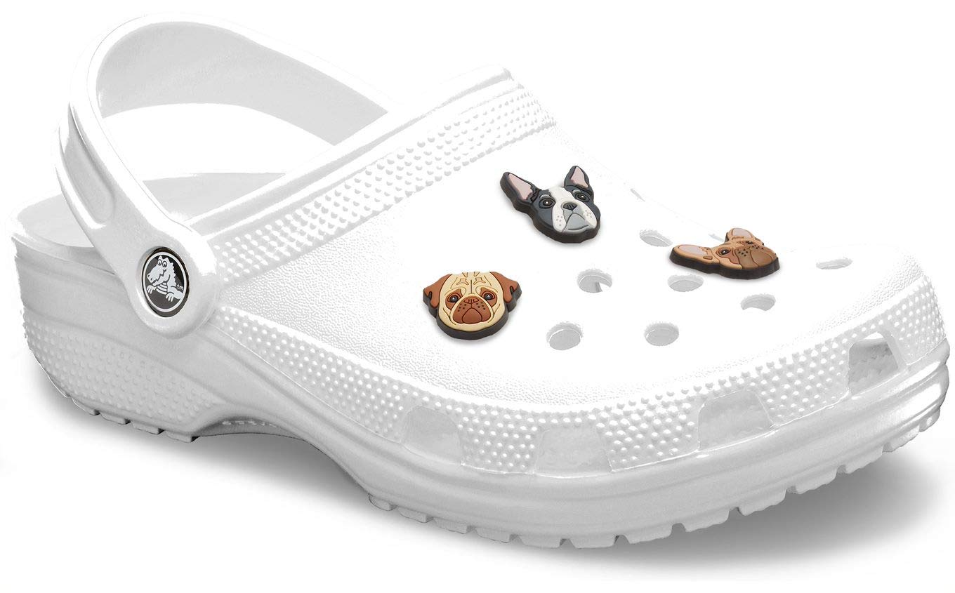Crocs Classic Clog for Men & Women with 3-Pack Jibbitz Charms - Comfortable Slip-On Shoes for Casual Wear, Home, Garden & Outdoor Activities