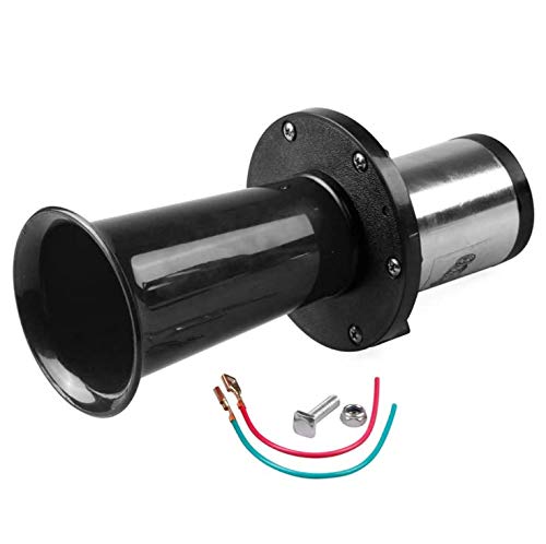 12V 110dB Loud Car Air Horn with Compressor - Single Trumpet Truck Horn for Vehicles, Trucks, Boats & More | Perfect for Emergency Alerts & Off-Road Adventures